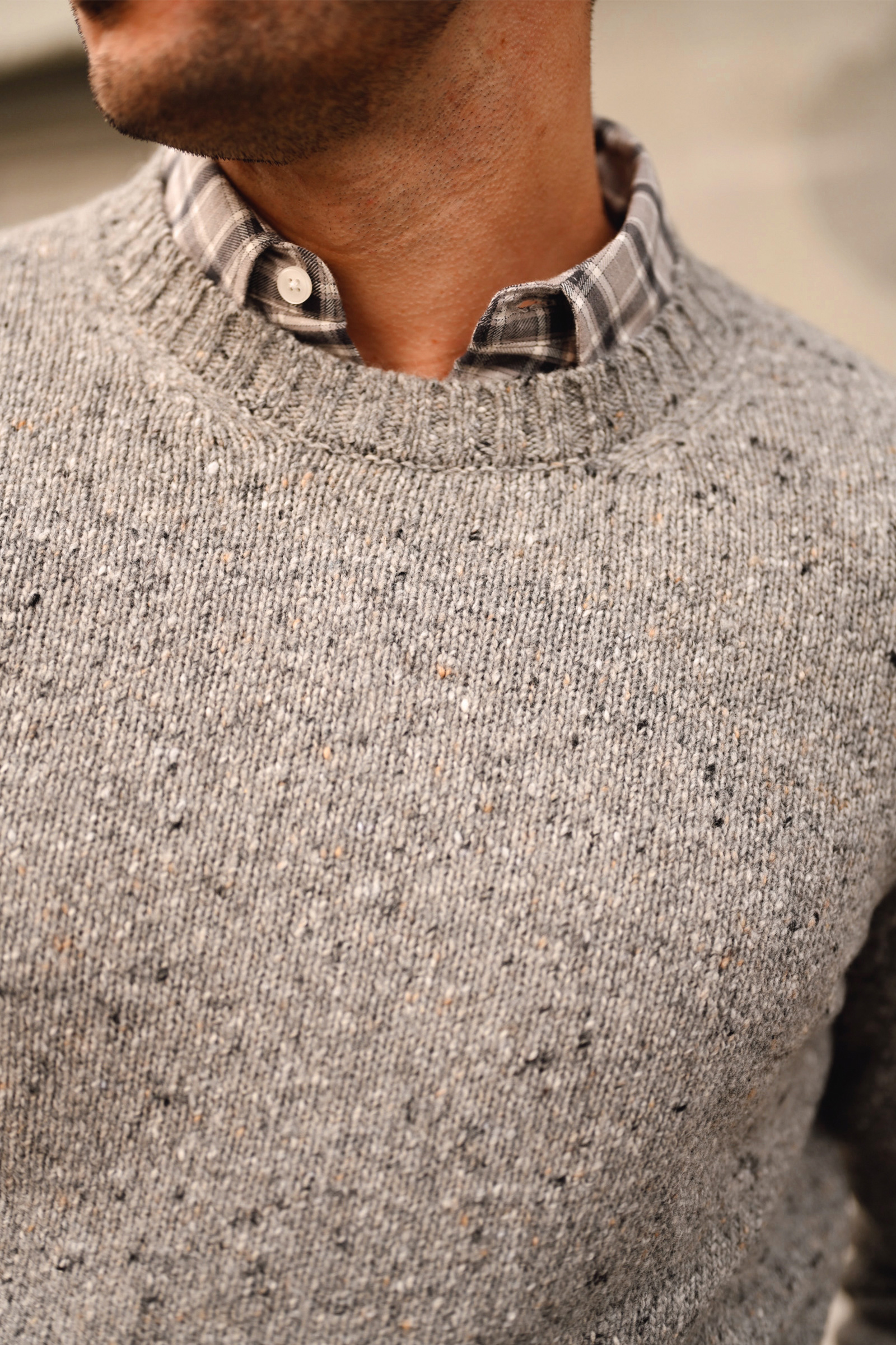 Sanataniel Sweater 15724, Grey Melange - Bilde 7