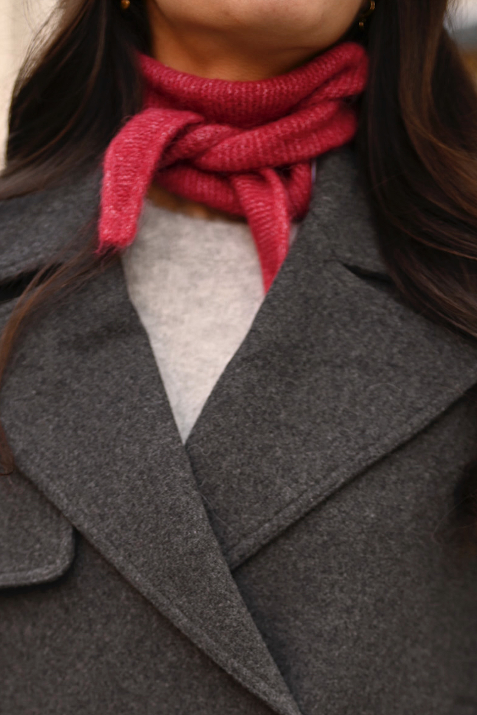 Sanor Diamond Scarf, Earth Red - Bilde 4