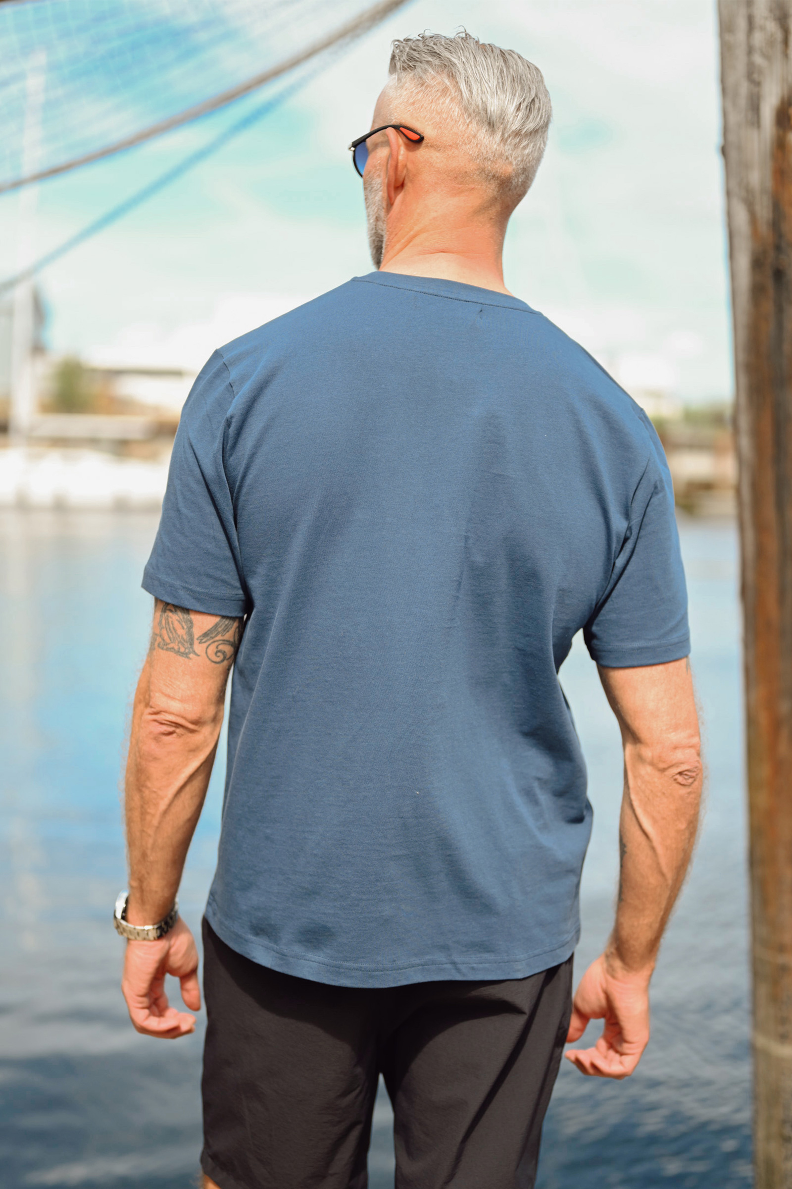 Saotto T-Shirt 11415, Insignia Blue - Bilde 4