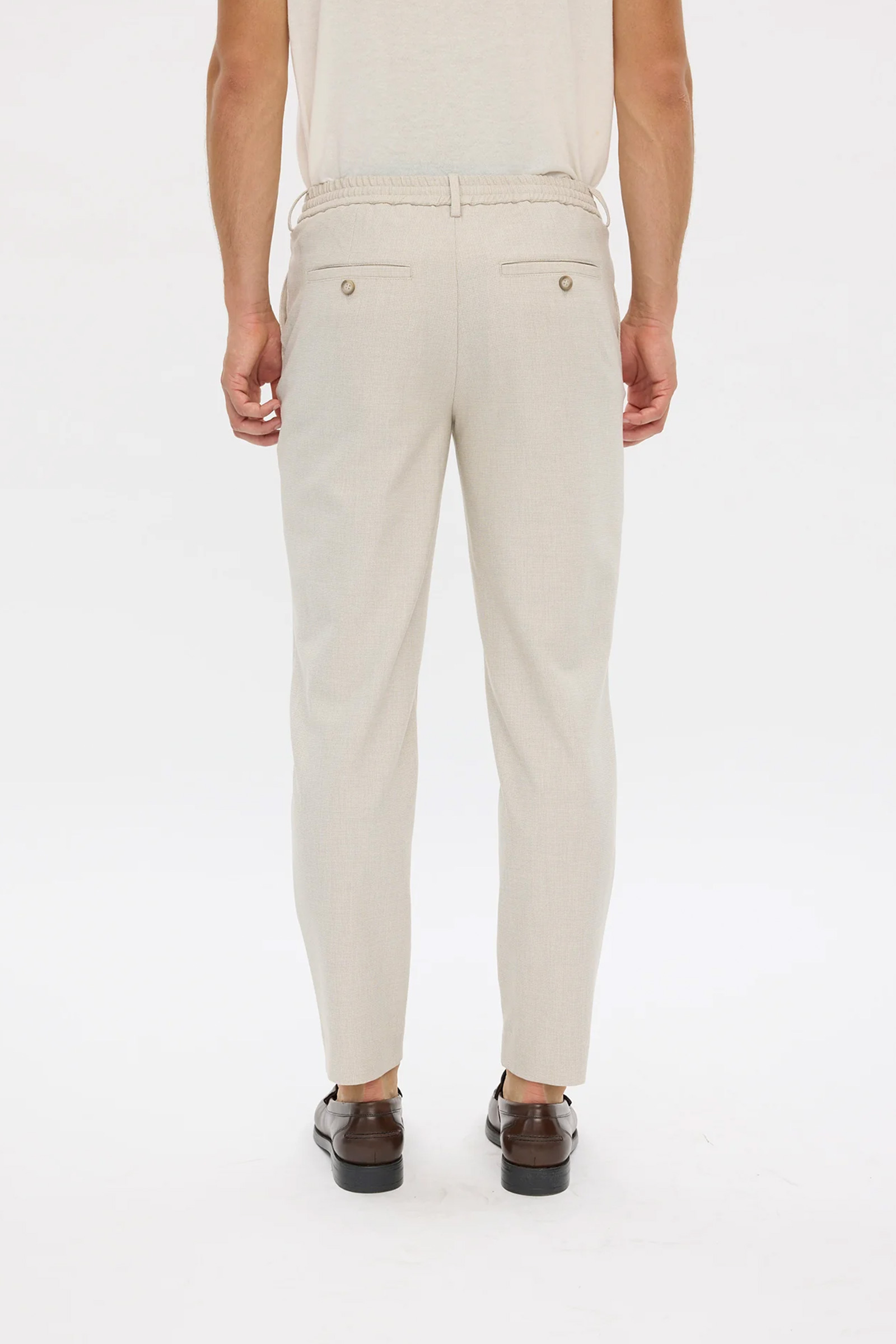 TheoPL 189, Beige Micro Check - Bilde 4