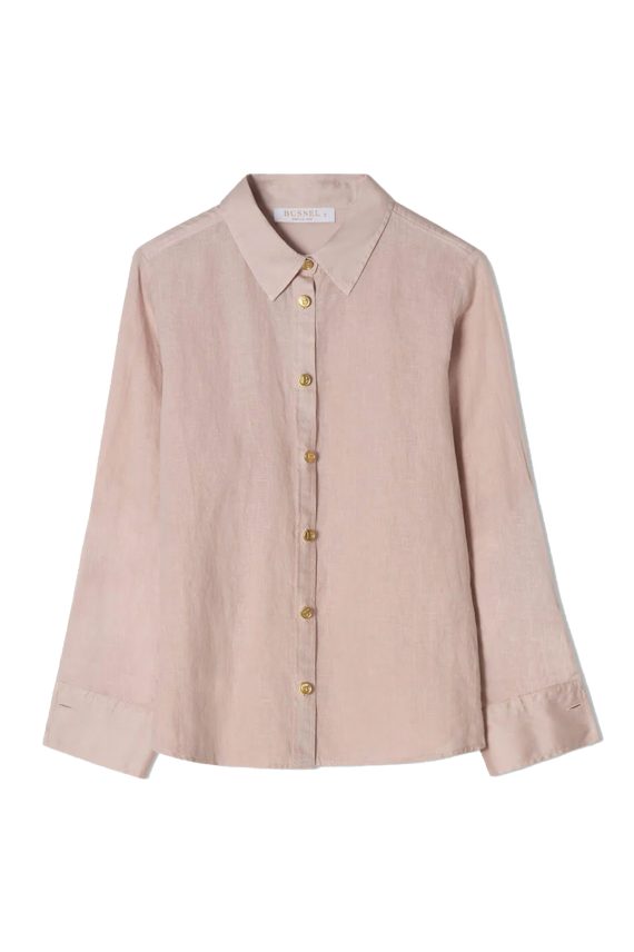 Nenne Linen Blouse, Light Rose