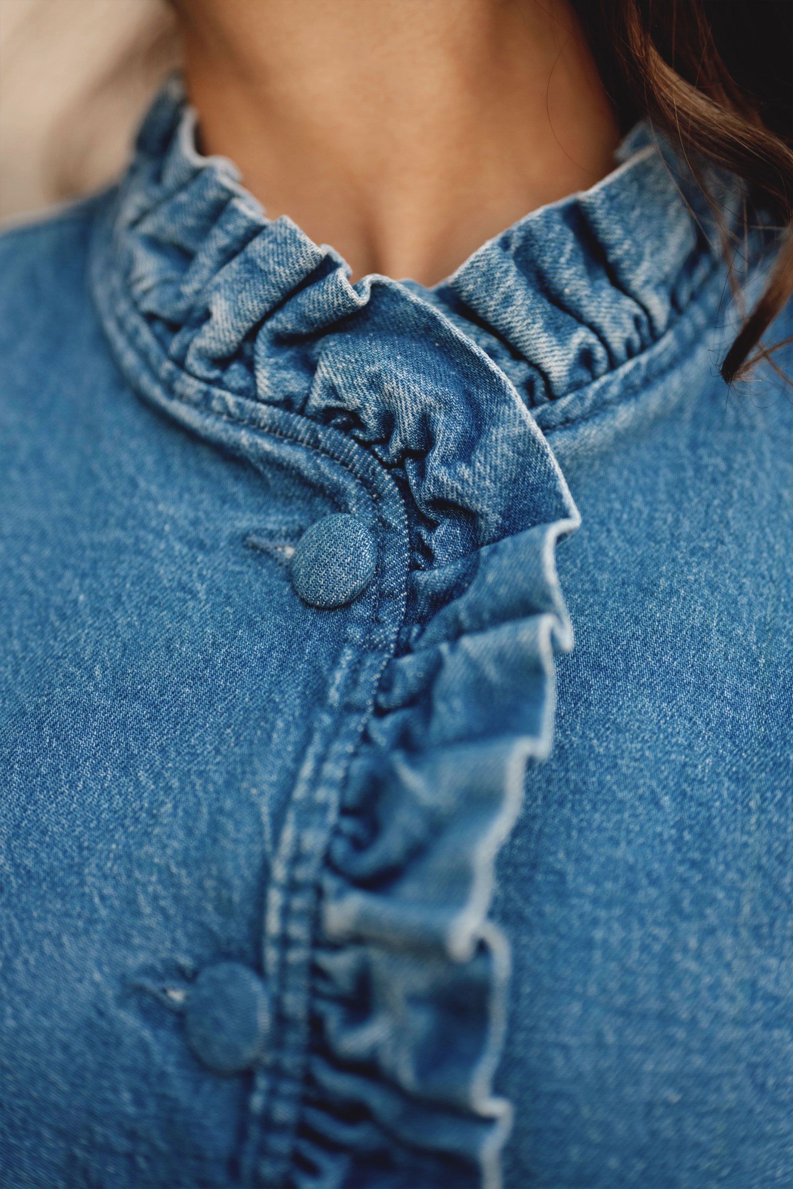Betty Denim Jacket, Denim - Bilde 2