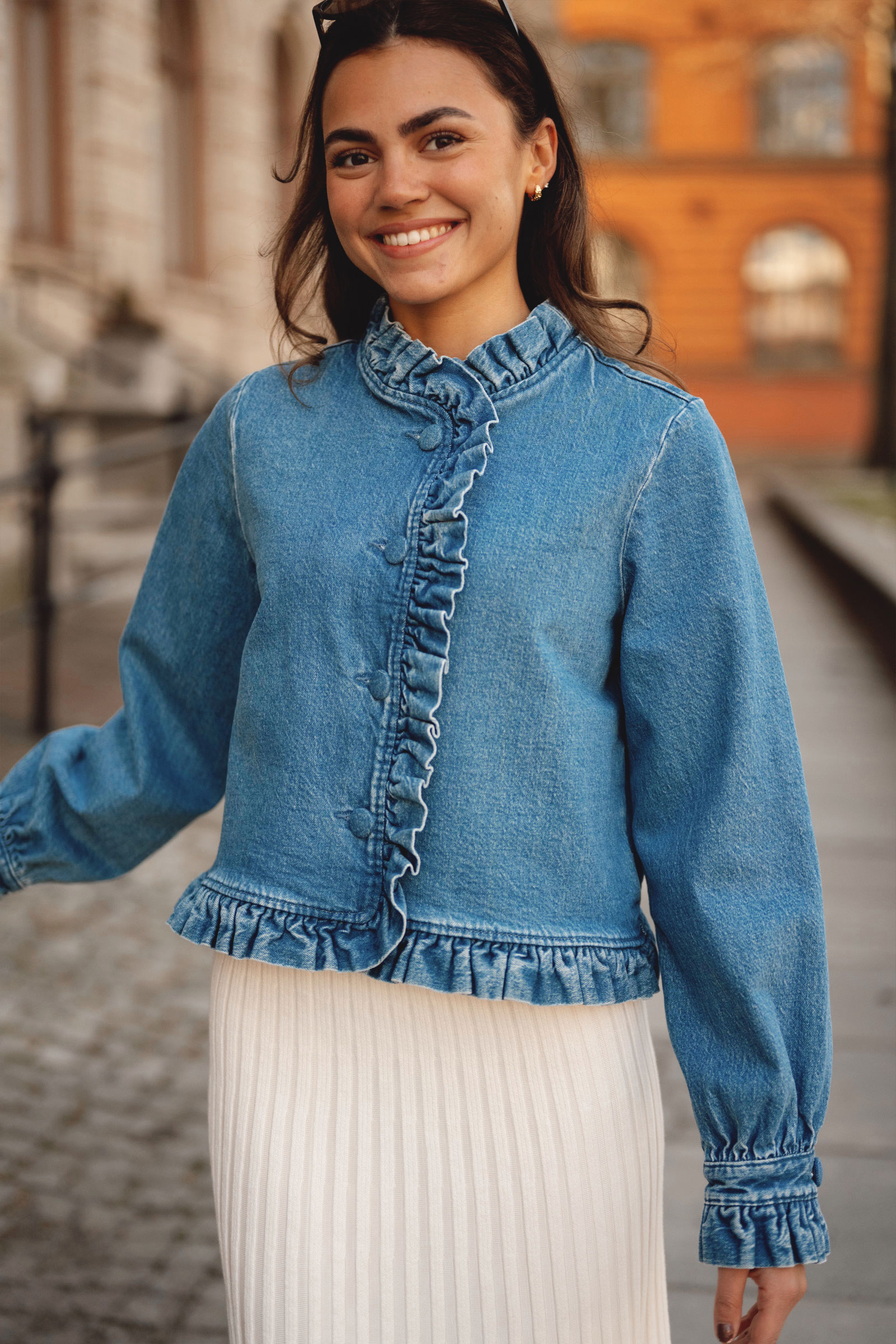 Betty Denim Jacket, Denim - Bilde 5