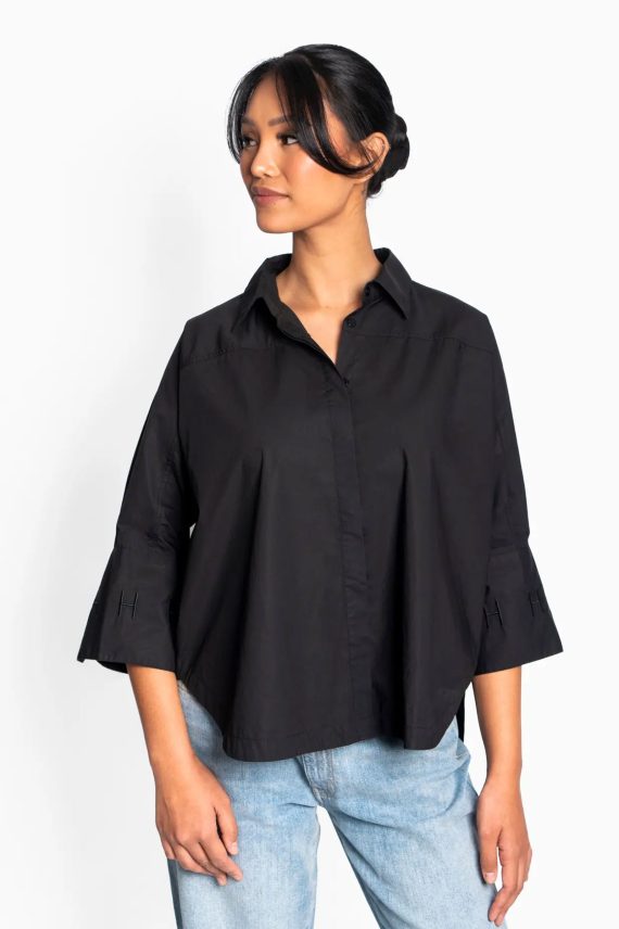 Arya Shirt, Jet Black