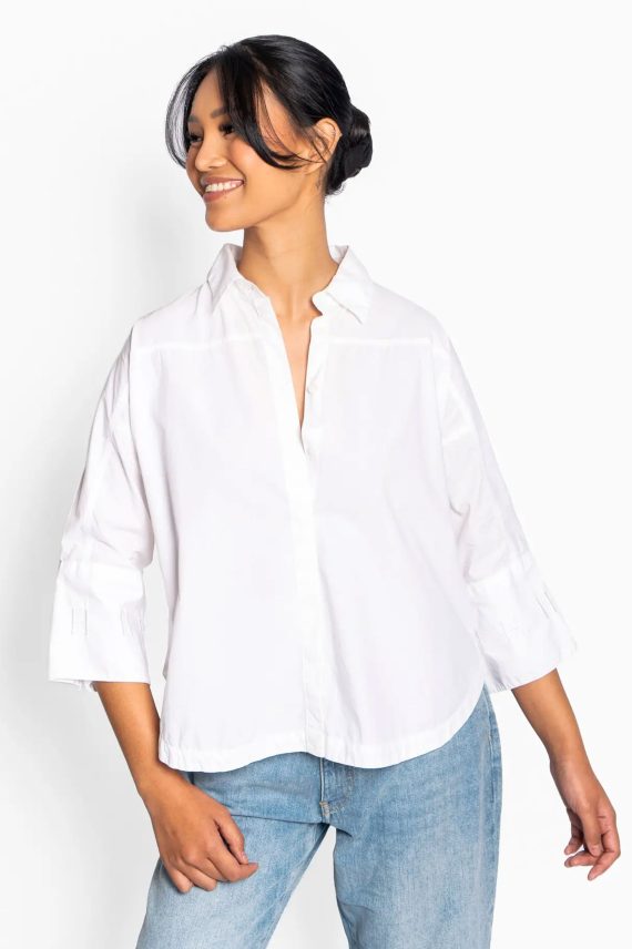 Arya Shirt, White Alyssum