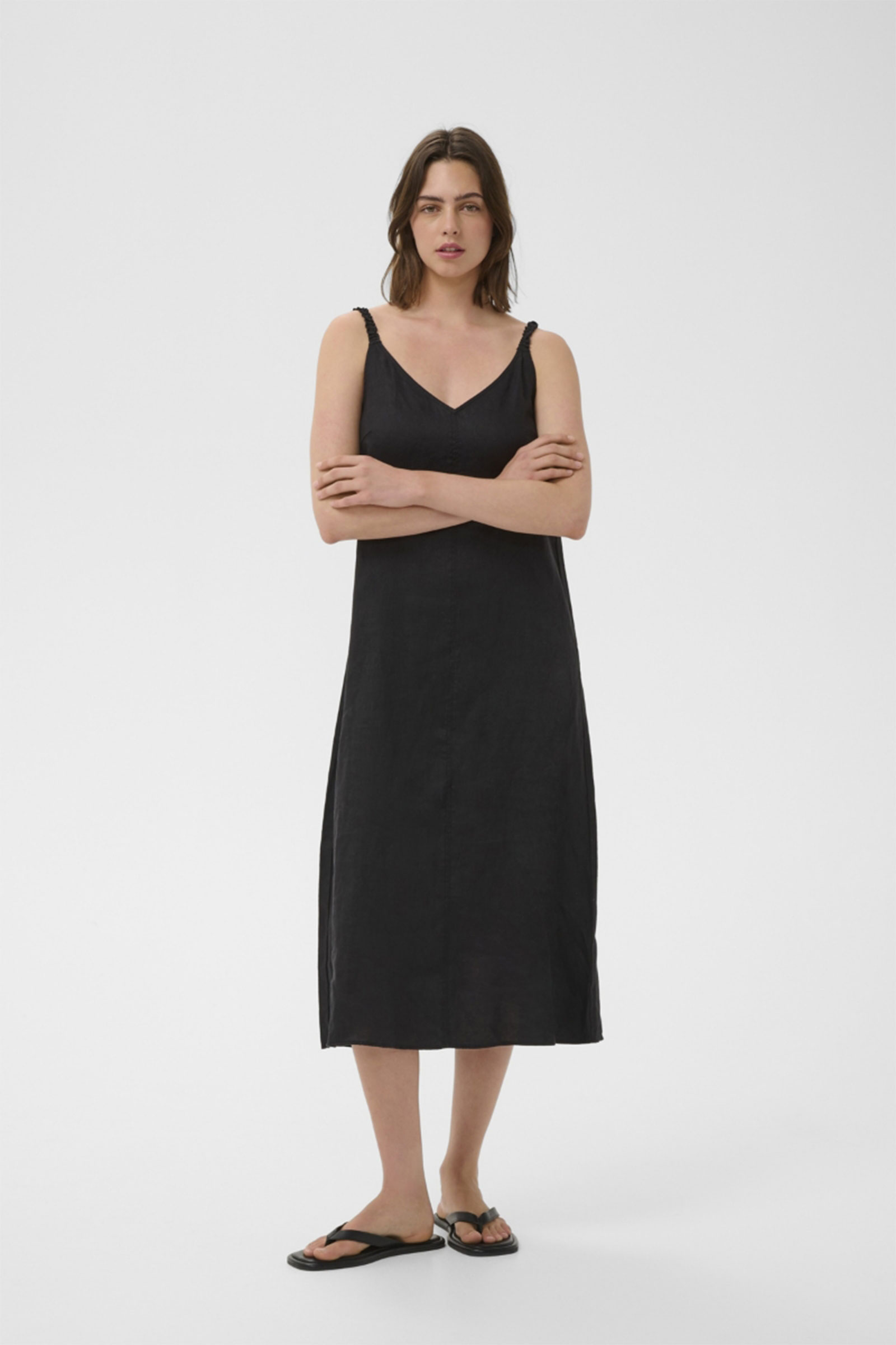ElinorIW Strap Dress, Black - Bilde 3