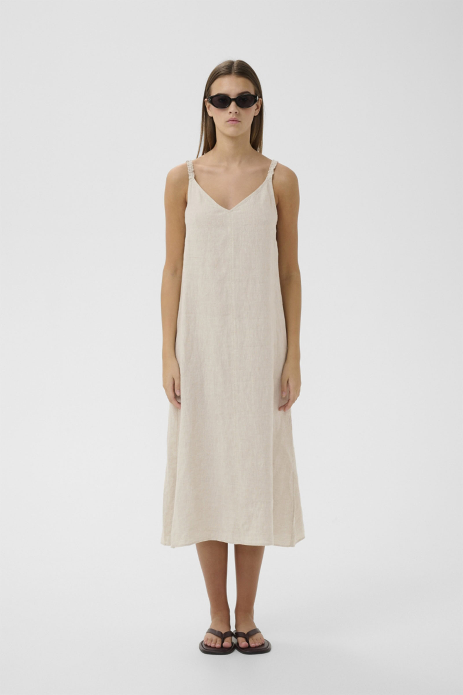 ElinorIW Strap Dress, Ecru - Bilde 4