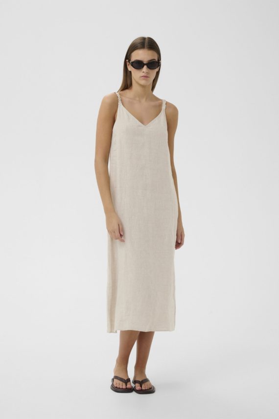 ElinorIW Strap Dress, Ecru