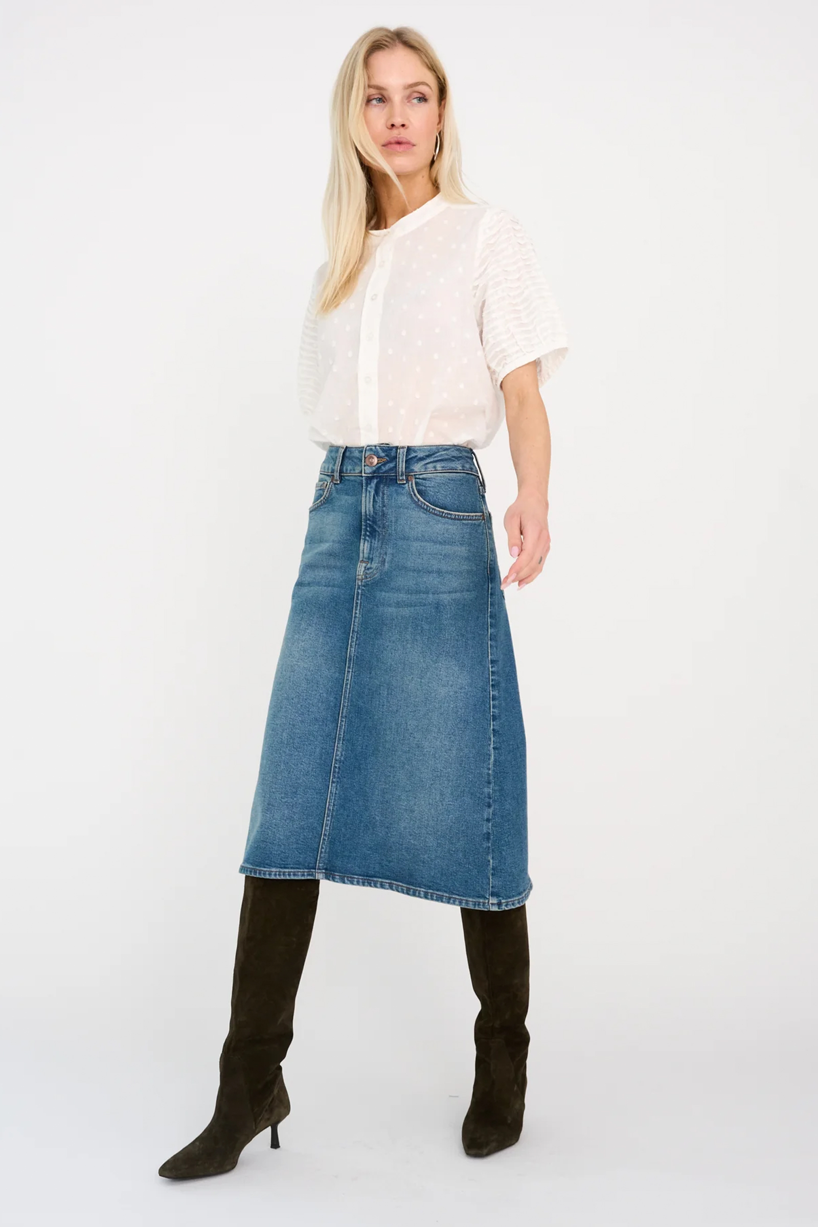 Amanda Denim Skirt, Melfi - Bilde 5