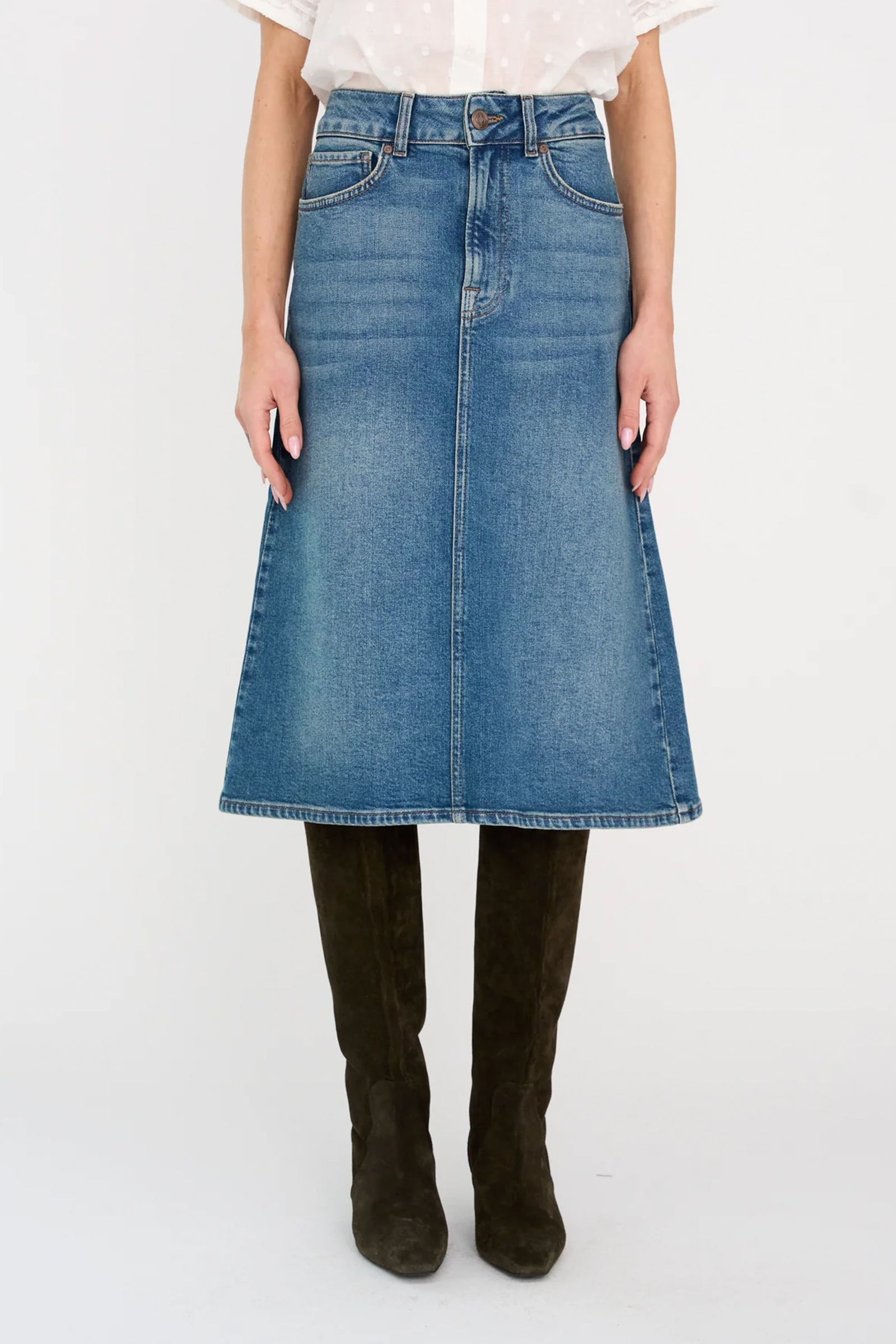 Amanda Denim Skirt, Melfi - Bilde 3