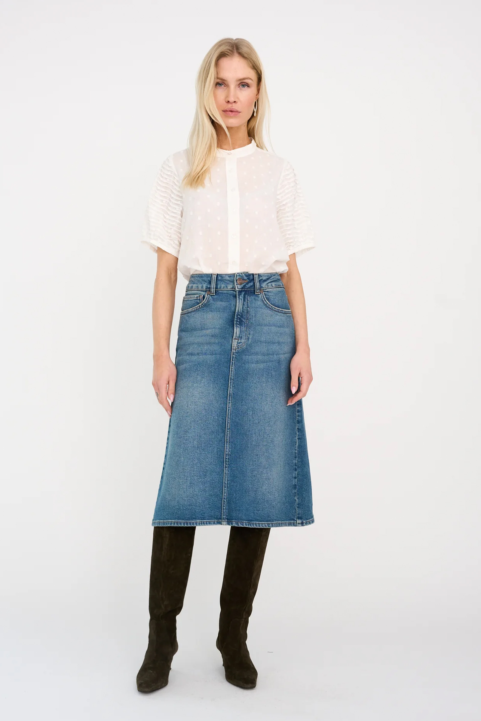 Amanda Denim Skirt, Melfi - Bilde 2