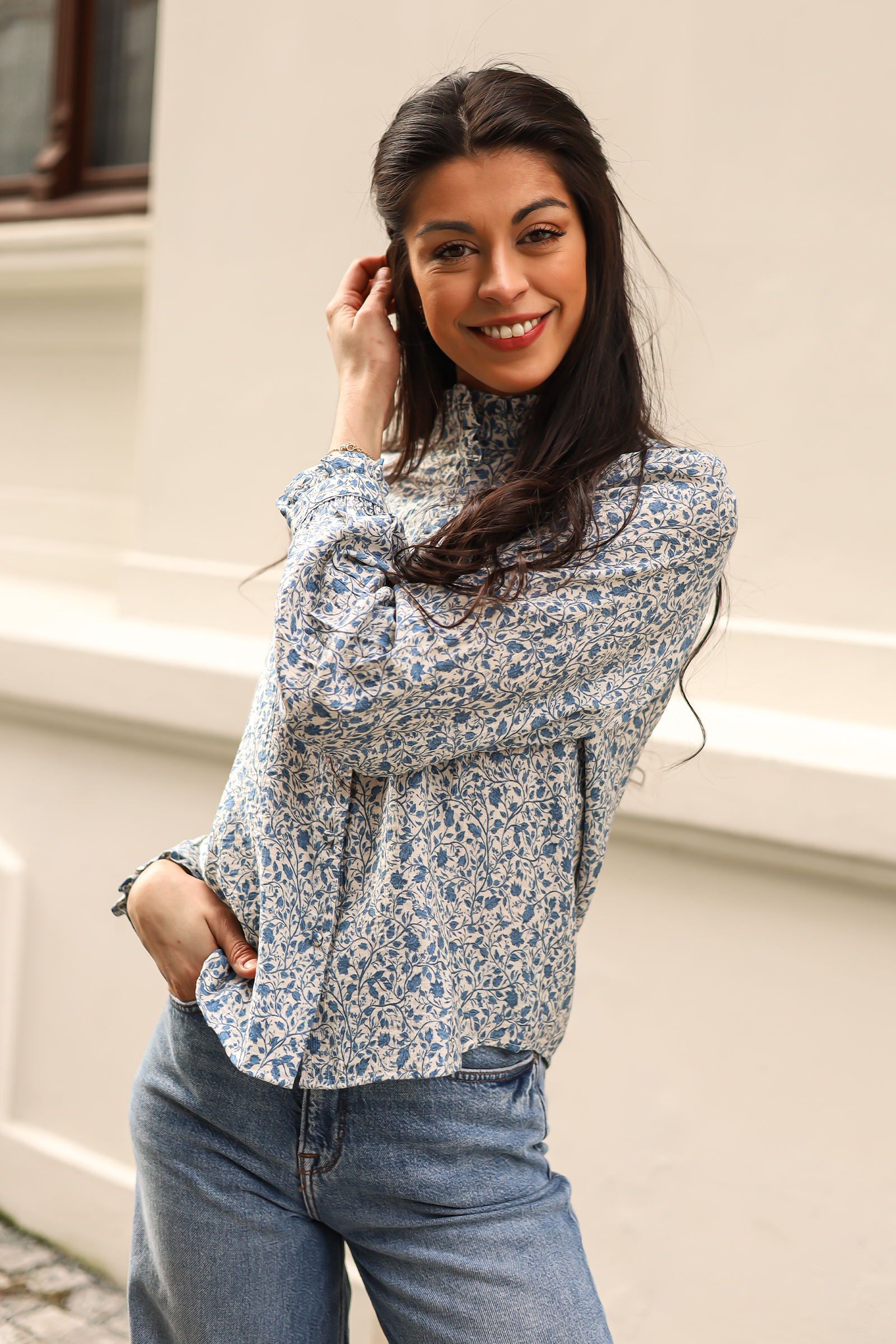 Astrid Shirt, Harbor Quiet Flowers - Bilde 3