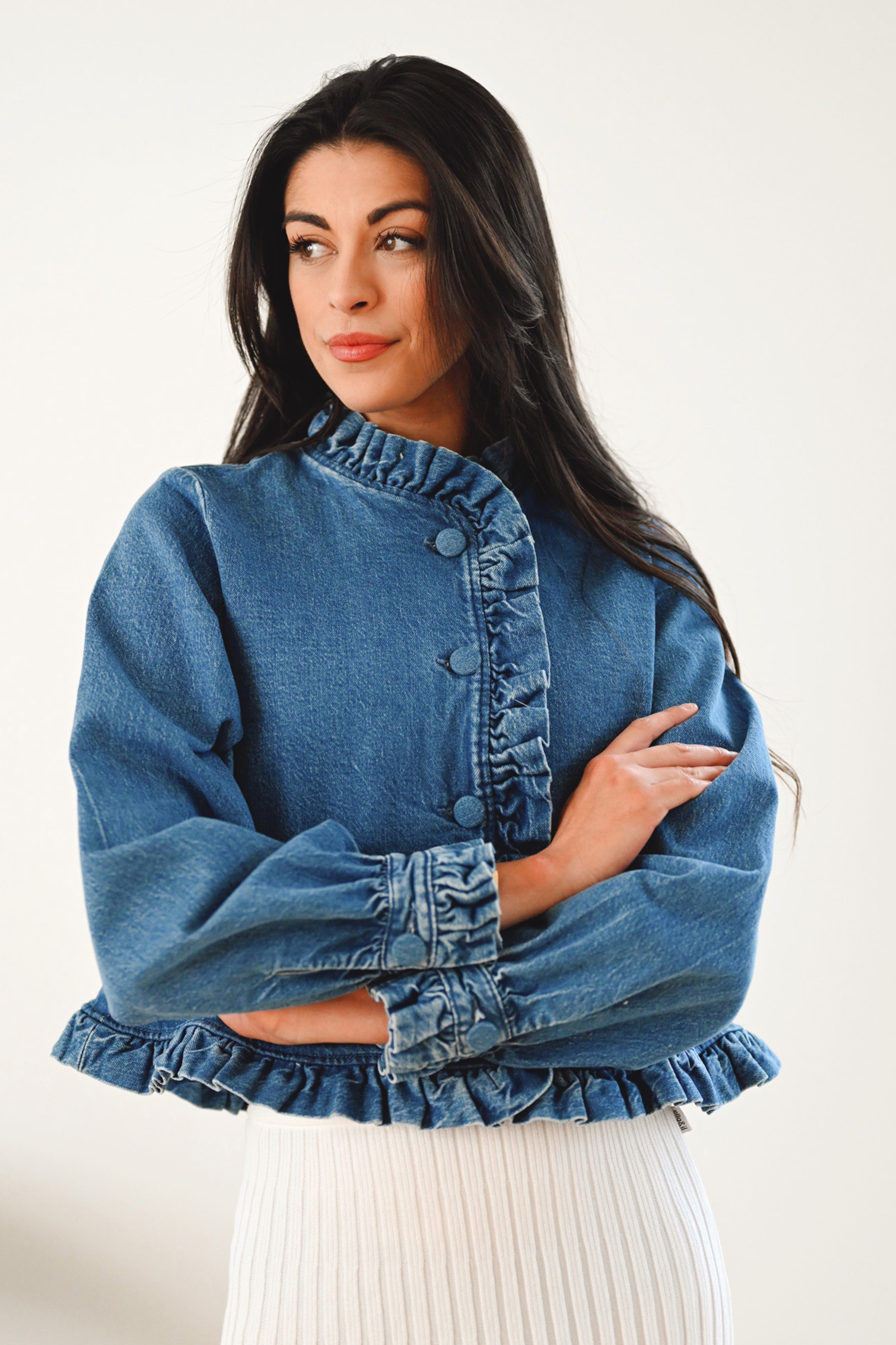 Betty Denim Jacket, Denim - Bilde 9