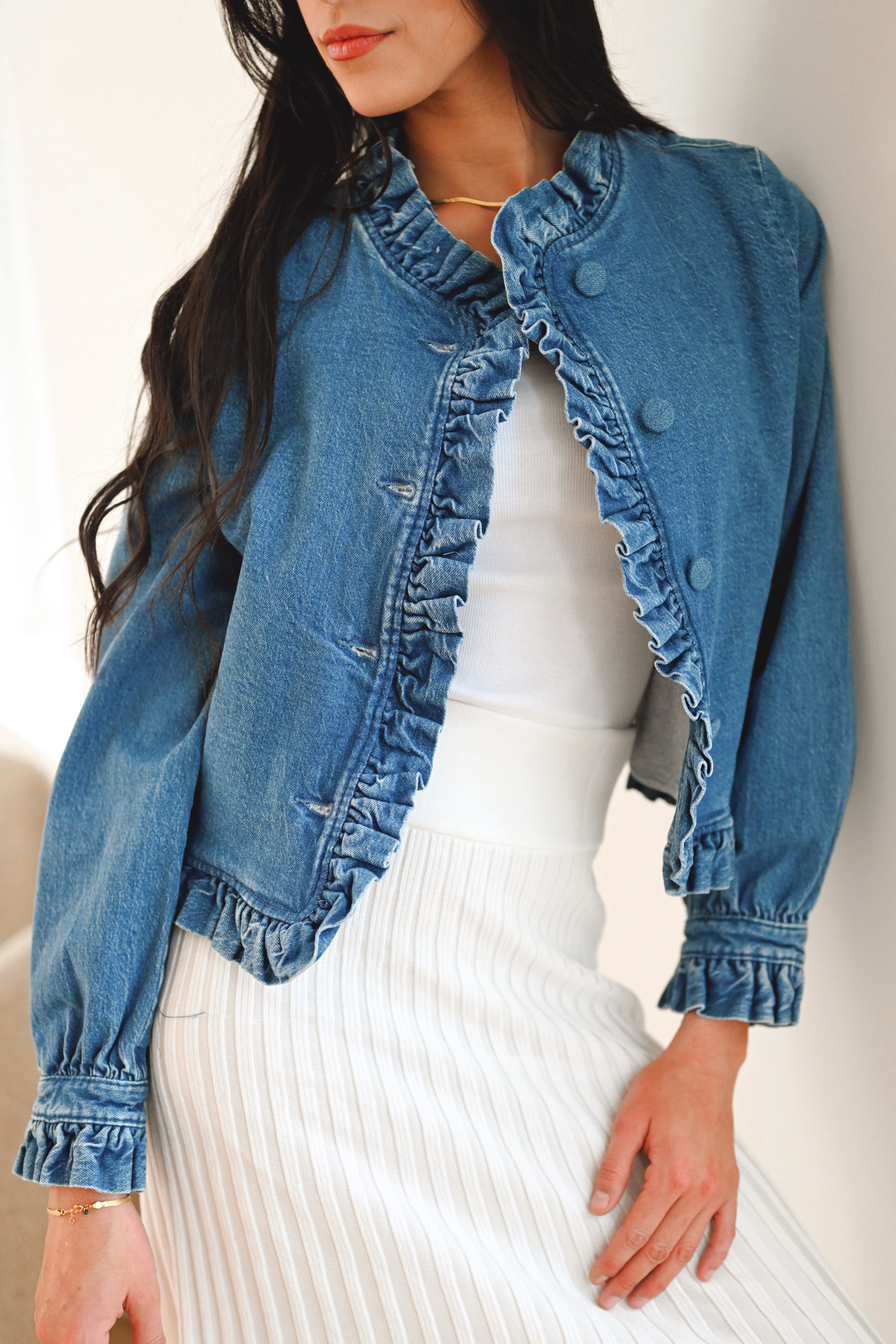 Betty Denim Jacket, Denim - Bilde 11