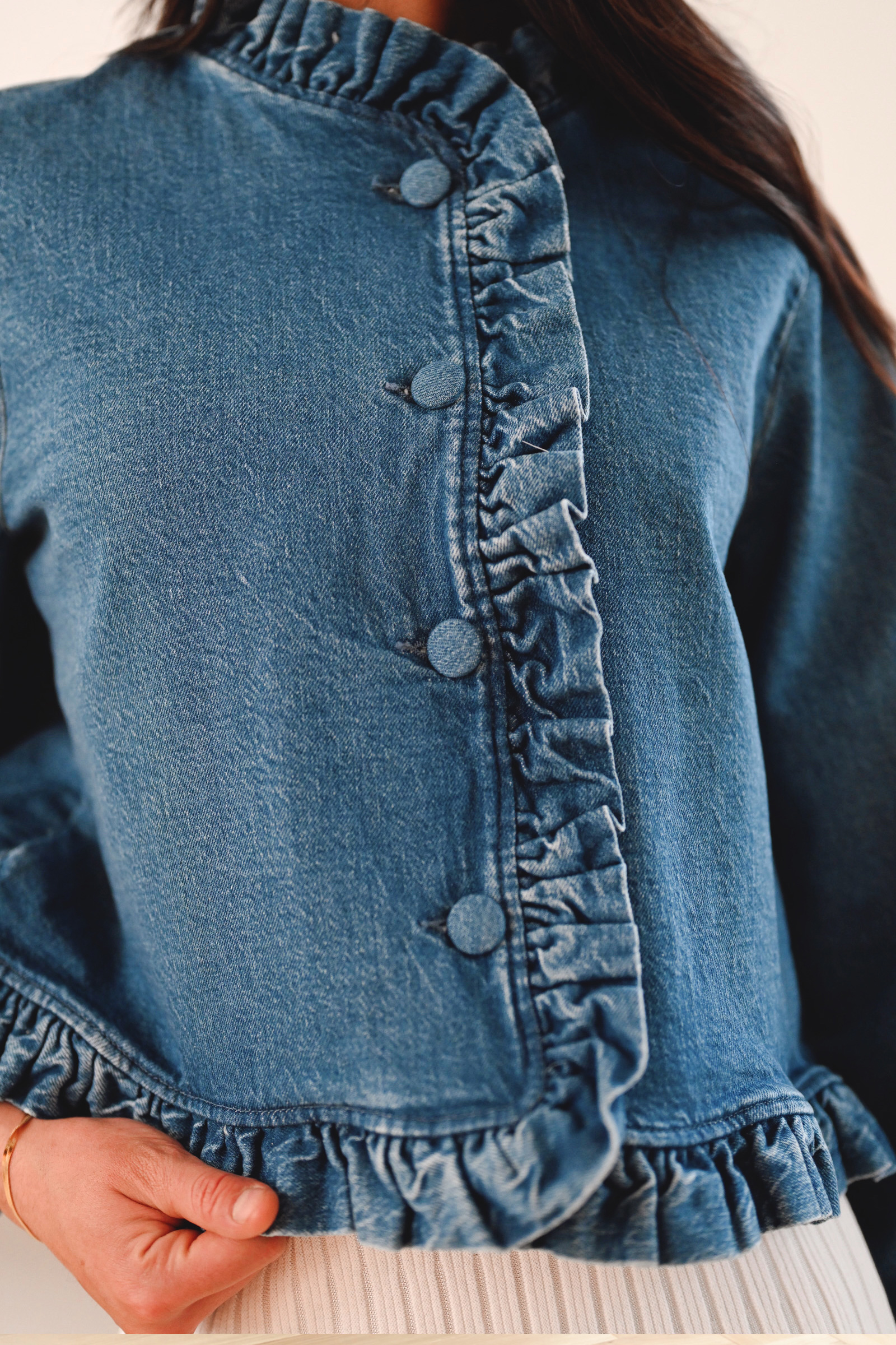 Betty Denim Jacket, Denim - Bilde 12