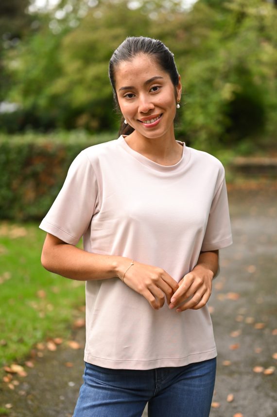 Tessa Lux T-Shirt, Light Rose