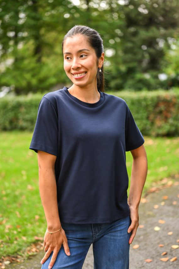 Tessa Lux T-Shirt, Marine