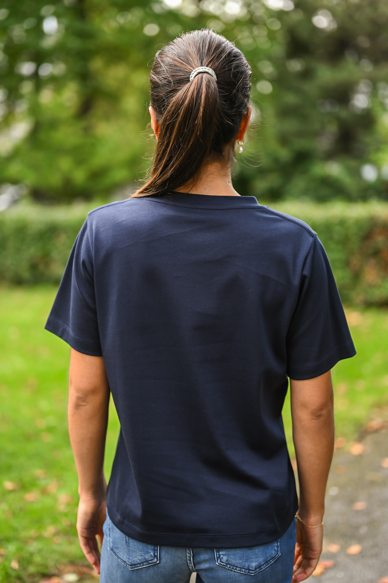 Tessa Lux T-Shirt, Marine - Bilde 6