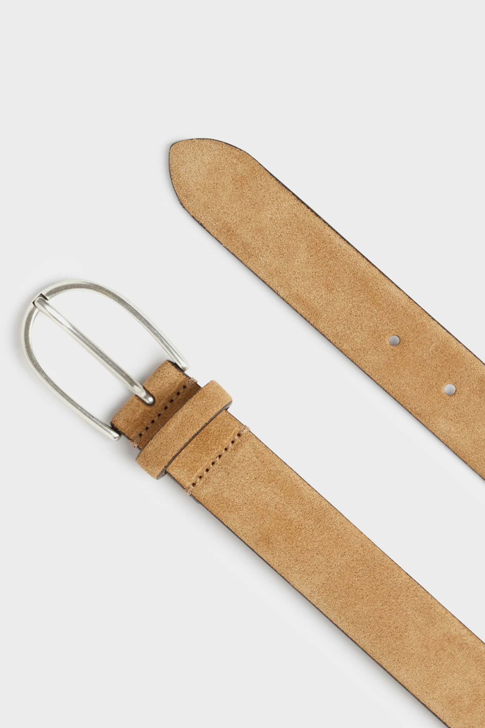 Fucino Suede Belt, Sand - Bilde 4