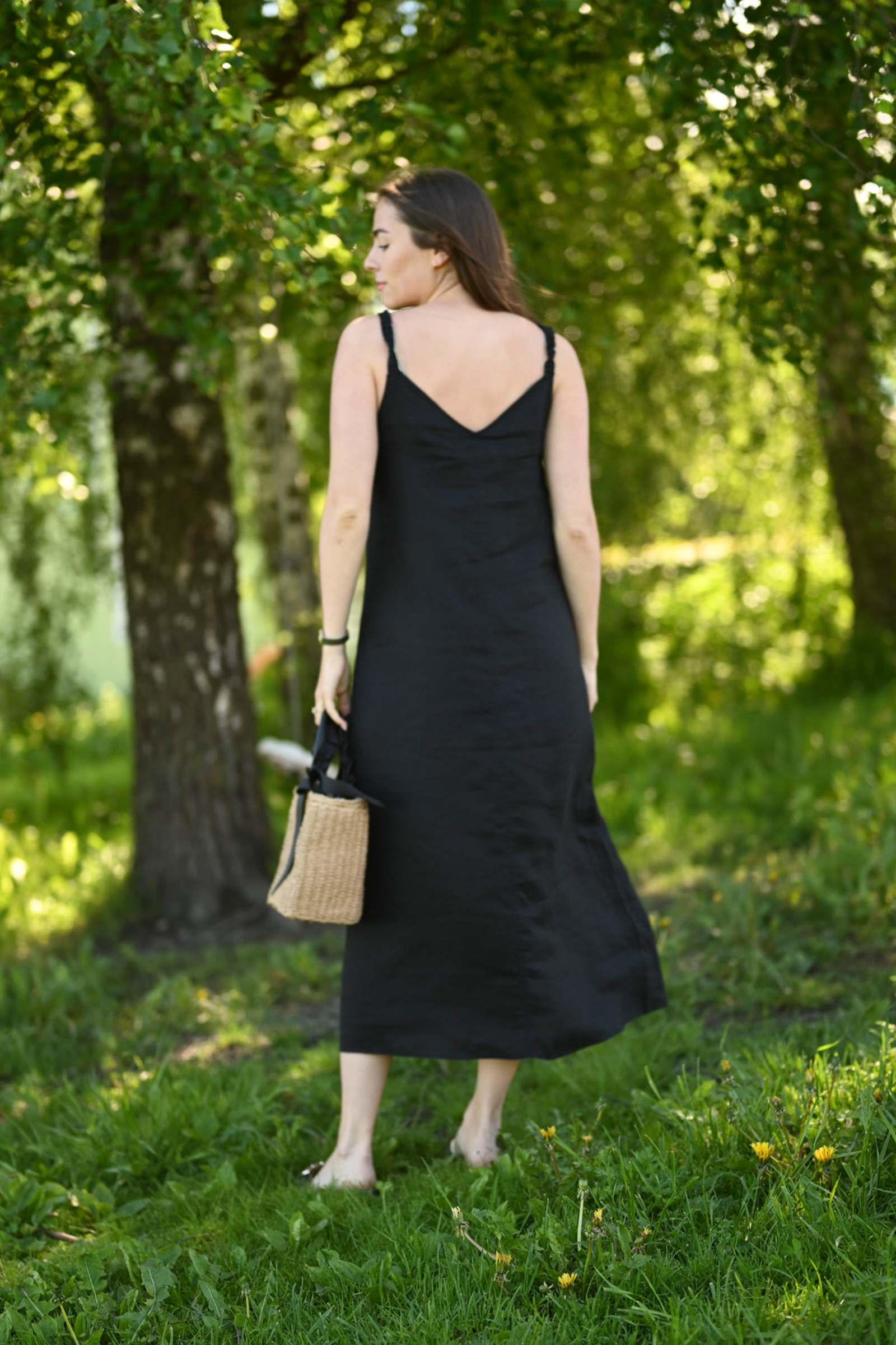 ElinorIW Strap Dress, Black - Bilde 5
