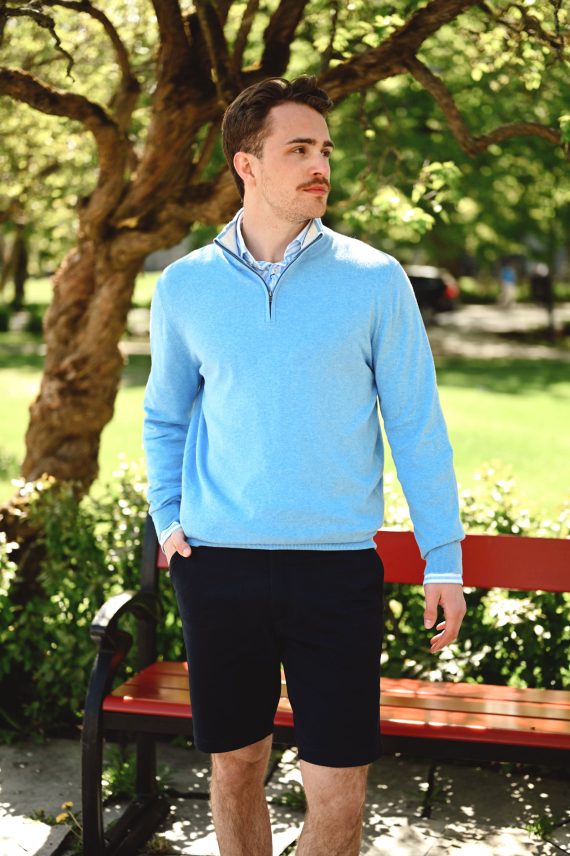 Lacazette 1/2 Zip, Cobalt
