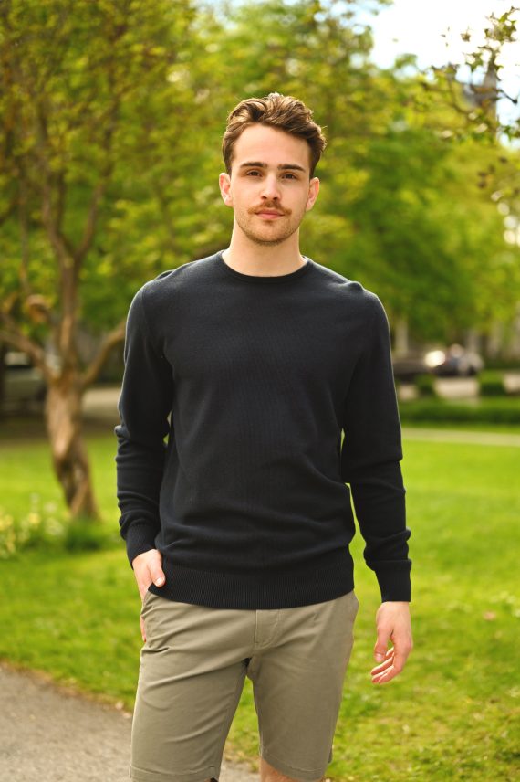 Noel Crew Neck, Navy