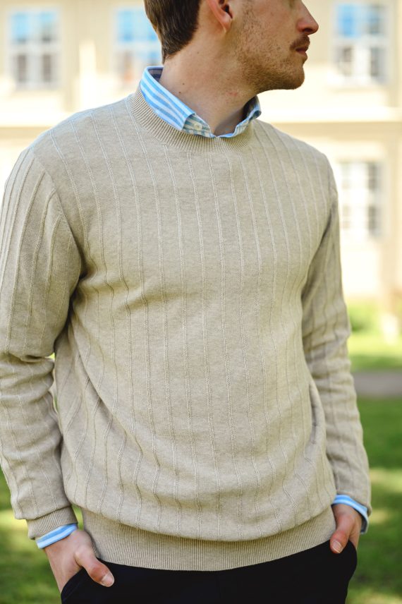 Parker Crew Neck, Khaki