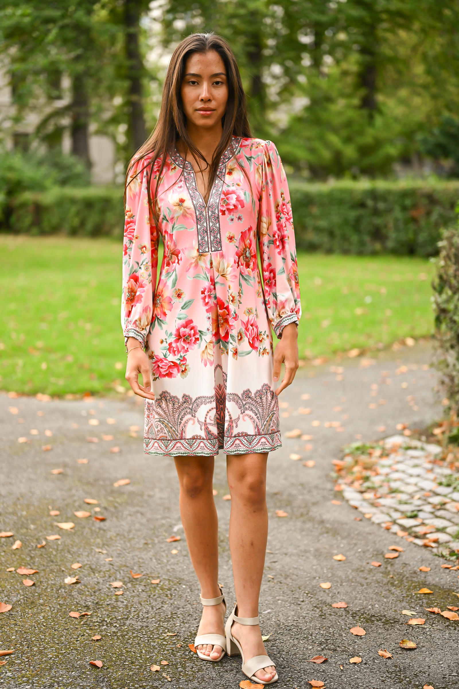 Maisy Dress, Coral - Bilde 2