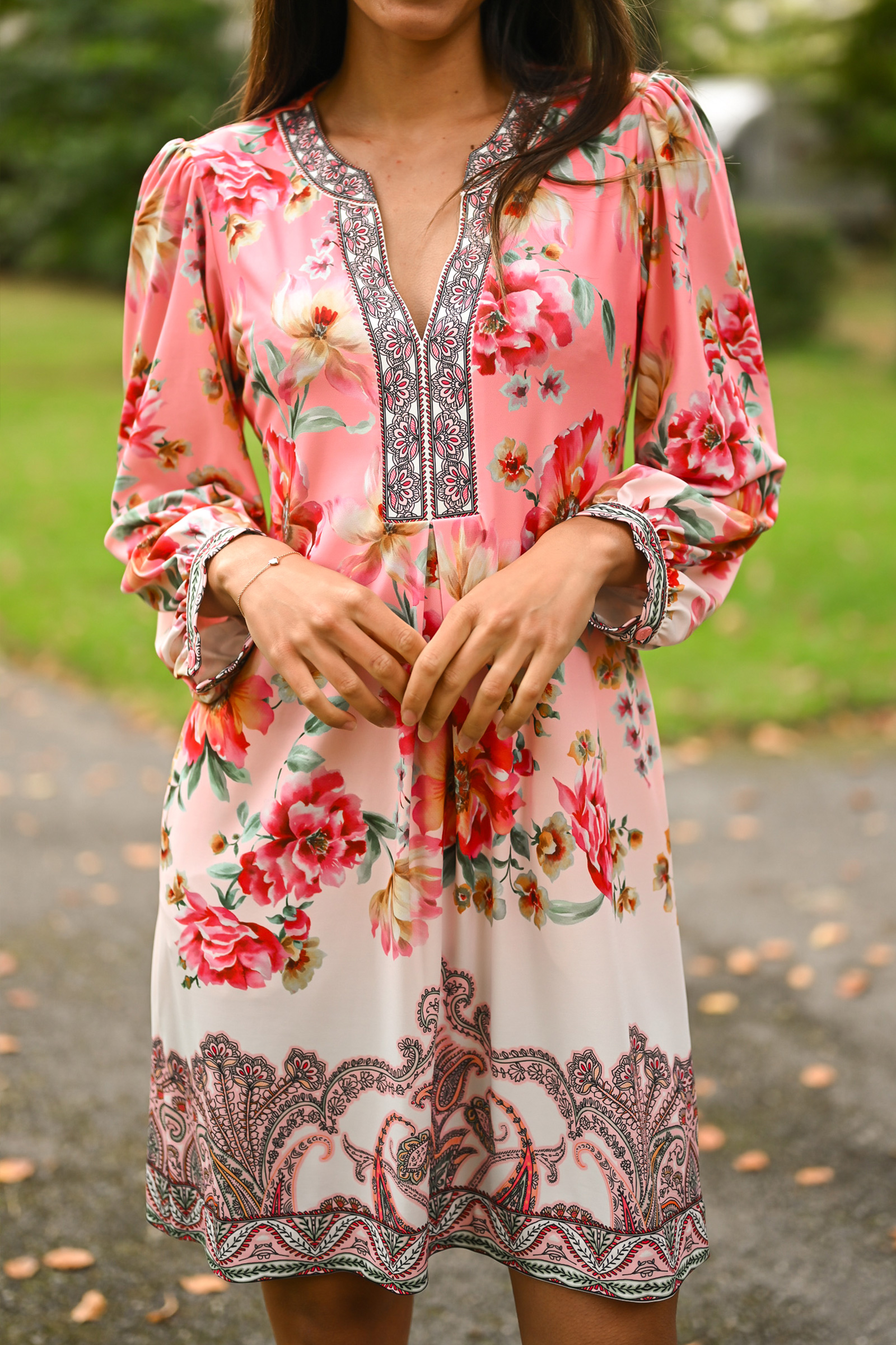 Maisy Dress, Coral - Bilde 3