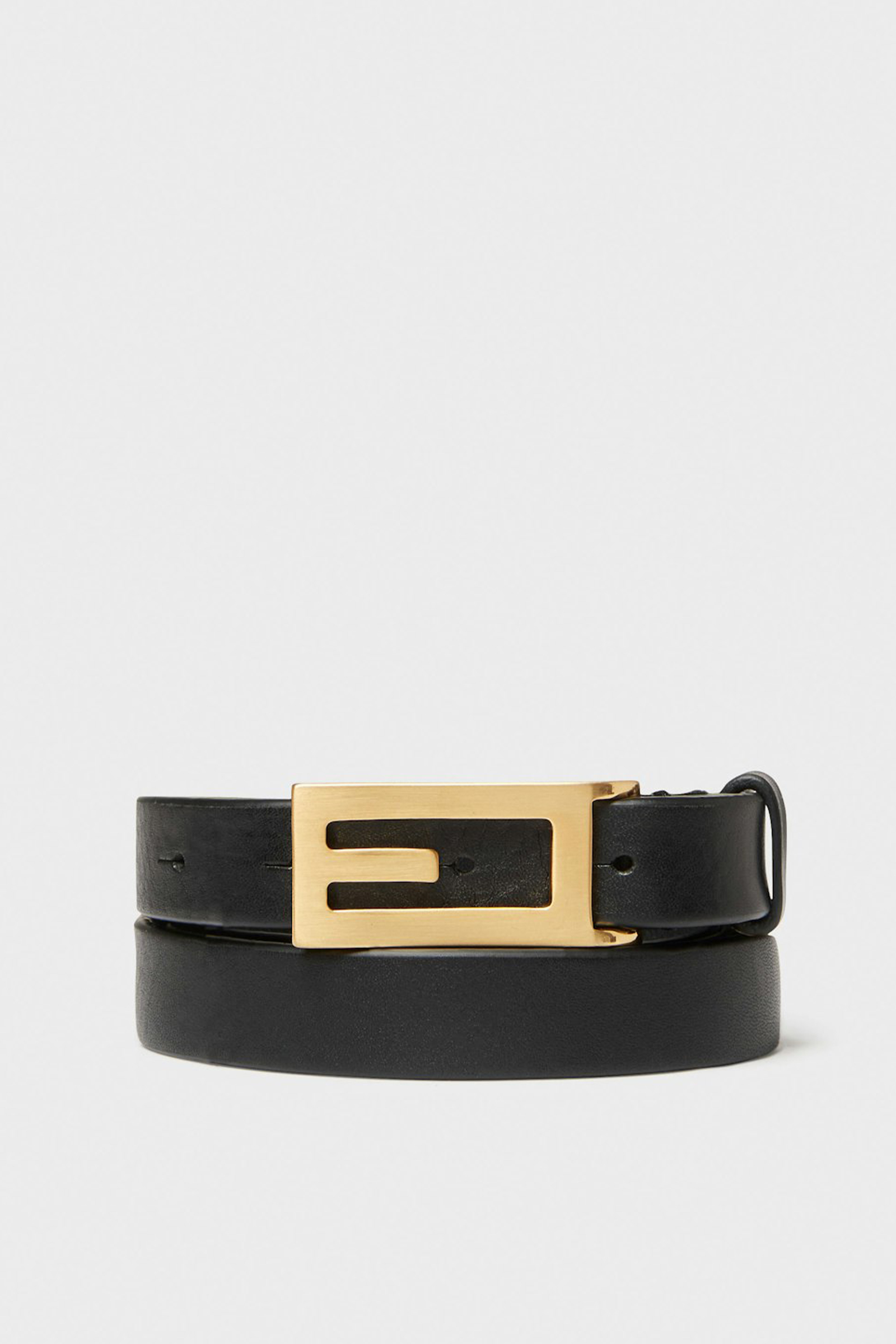 Nimmen Leather Belt, Black - Bilde 2
