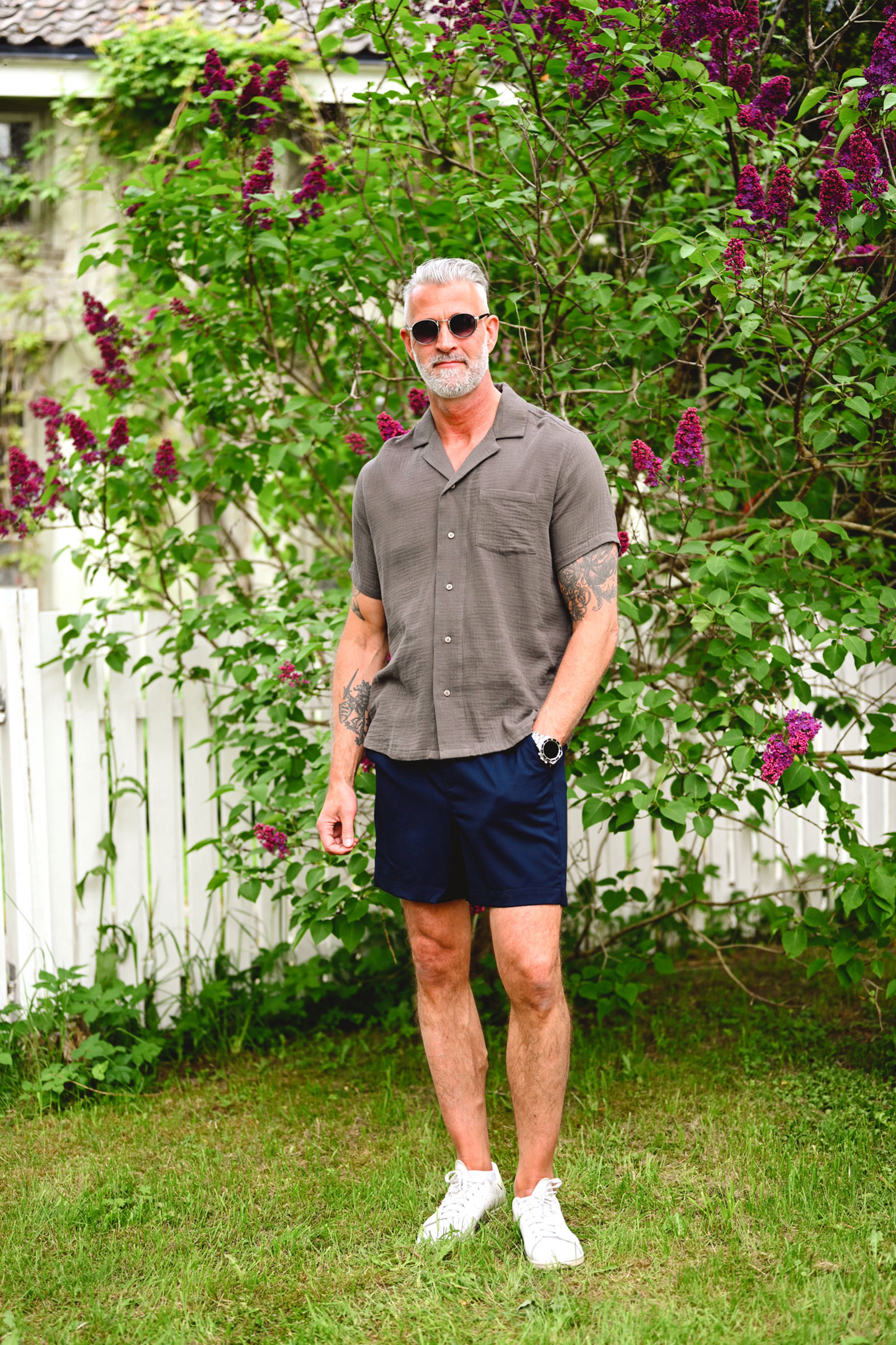 Giorgio SS Shirt, After Dark - Bilde 3