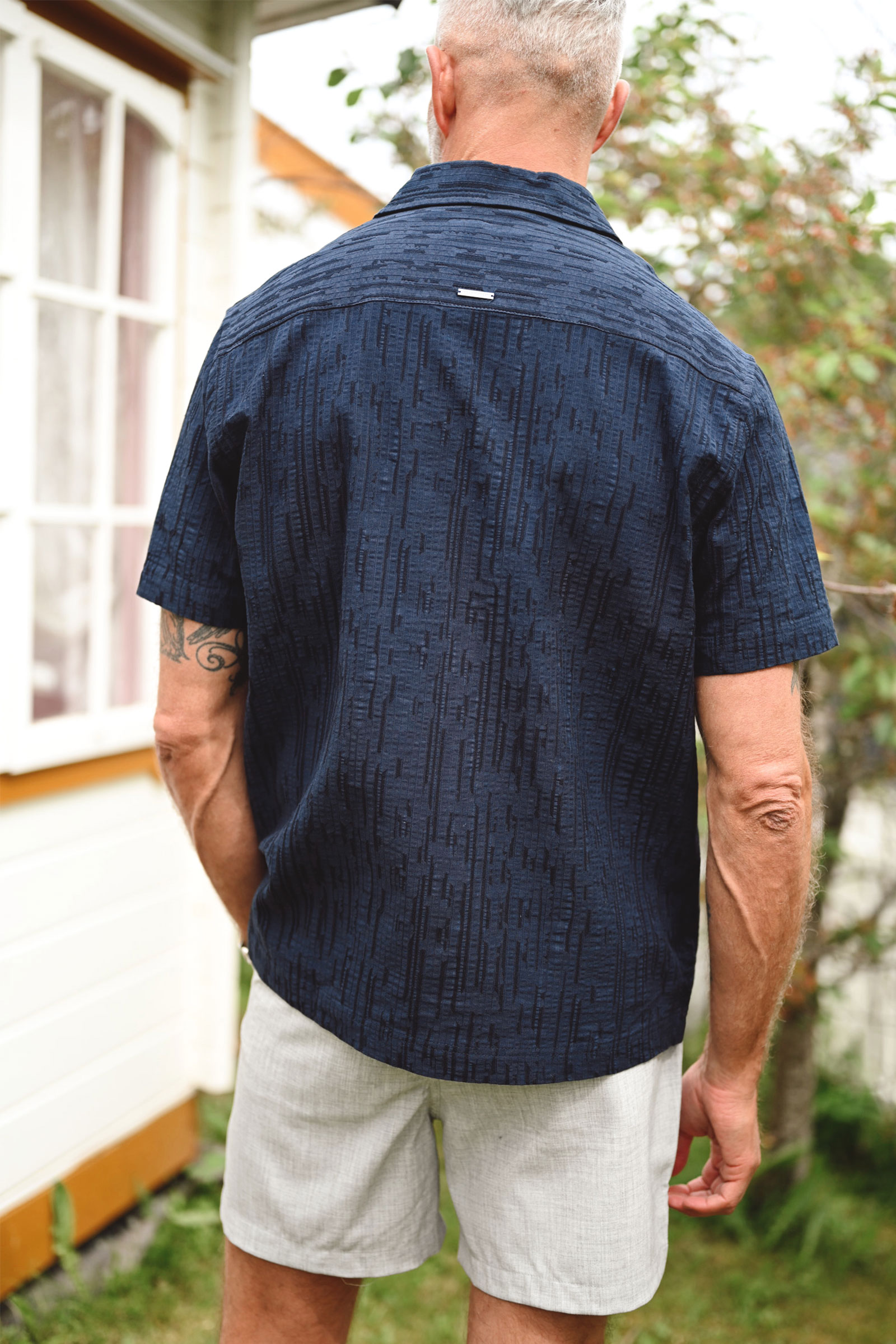 Vito SS Shirt, Dark Navy - Bilde 5