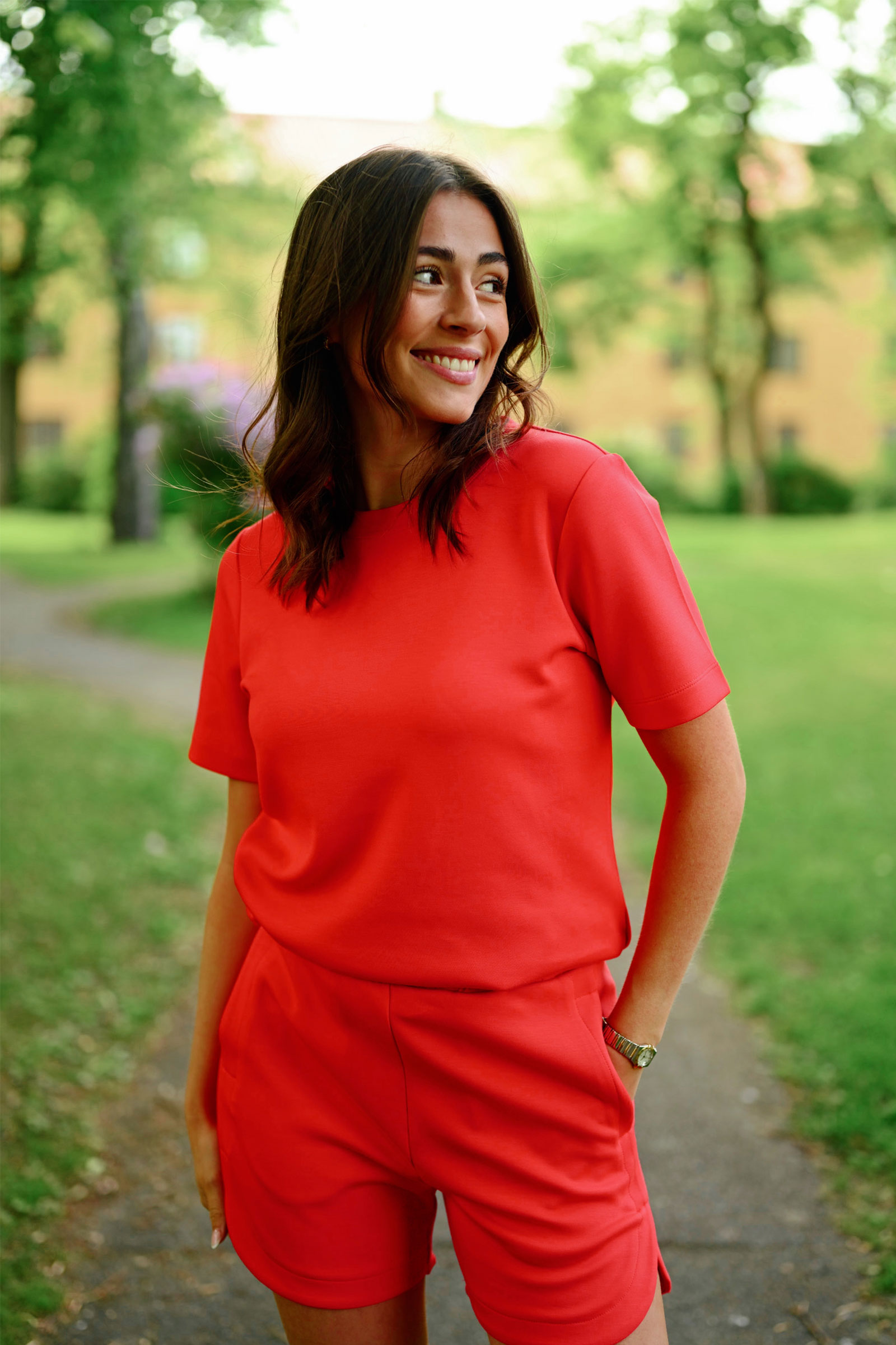 VincentIW Karmen T-Shirt, Poppy Red