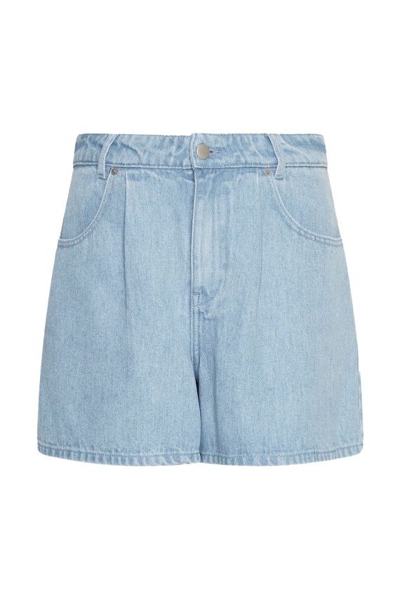 Saphina HW Shorts, Light Blue Wash