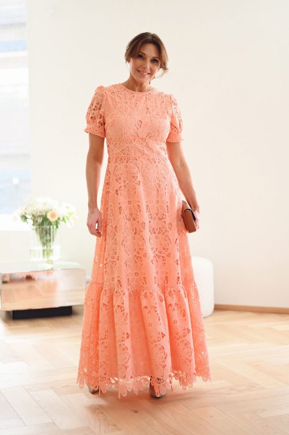 Fiona Maxi Dress, Aprikot
