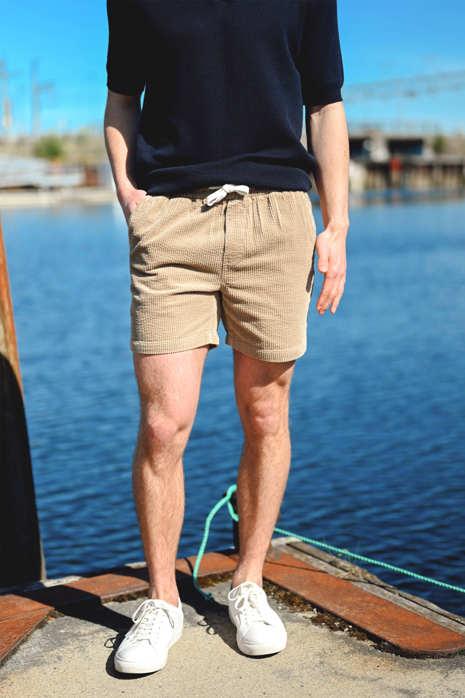Warren Shorts, Beige
