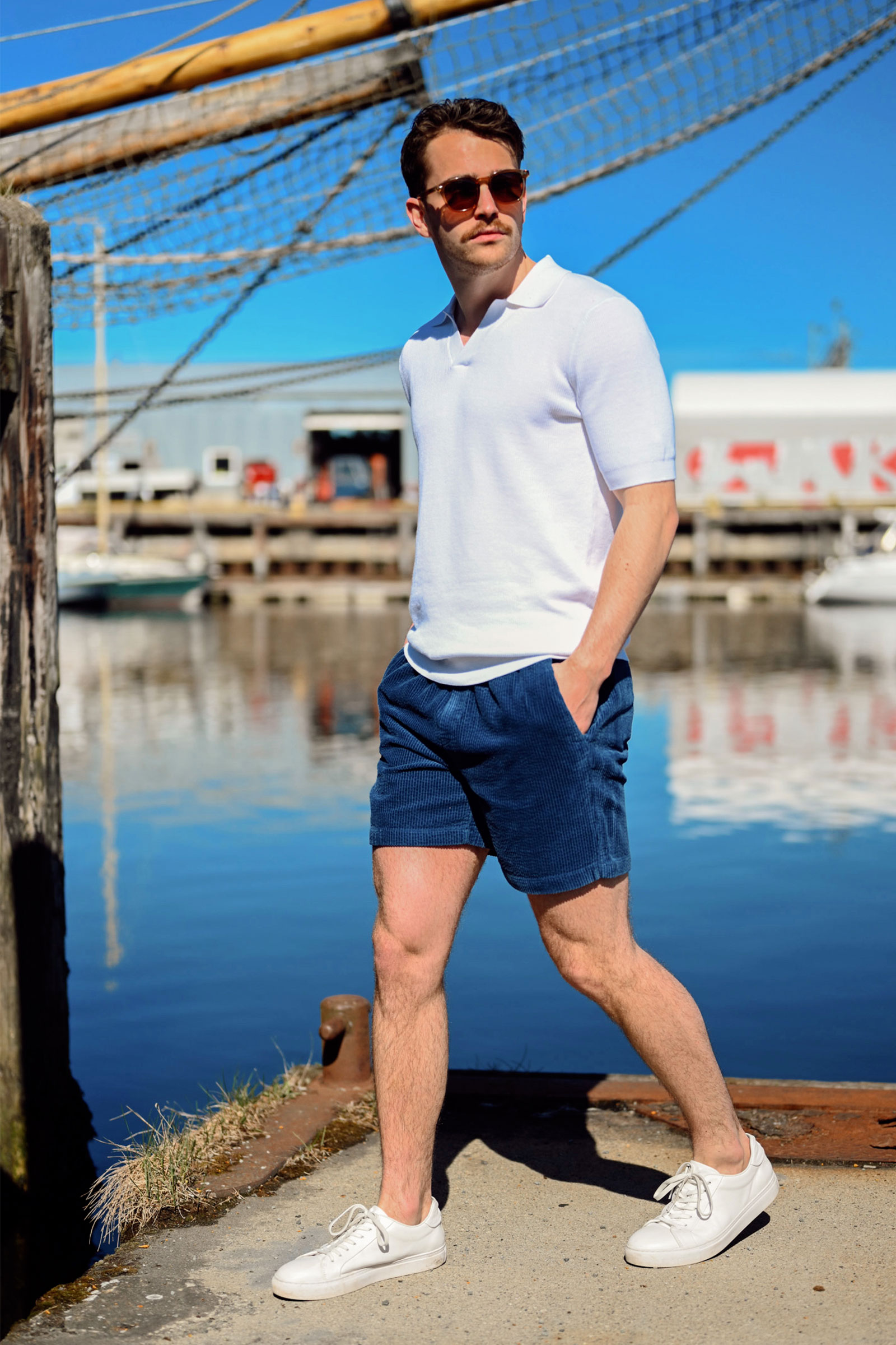 Warren Shorts, Blå - Bilde 3