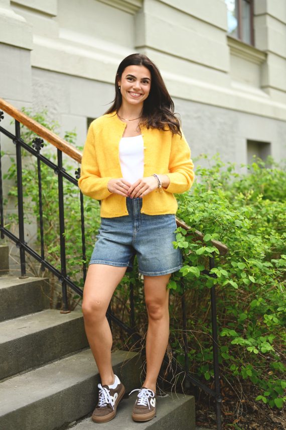 Amalie Cardigan, Mimosa Yellow