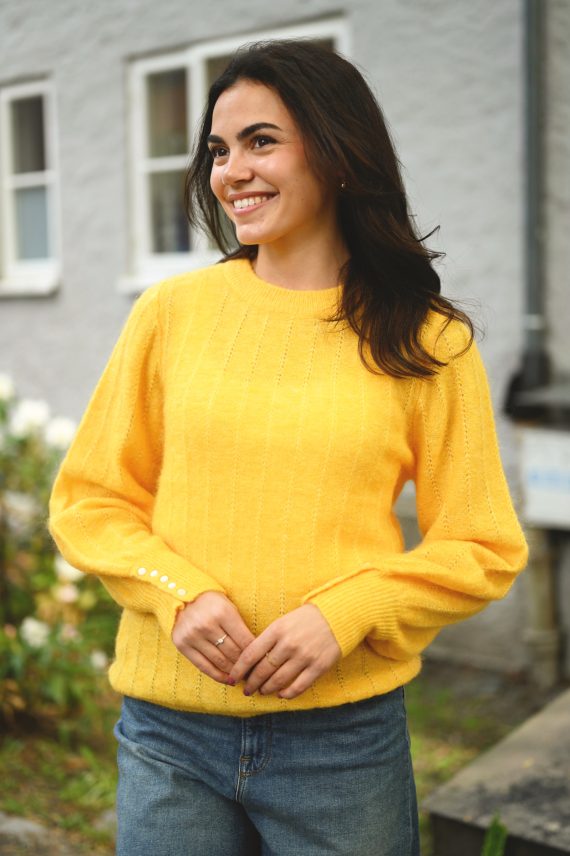 Mira Amalie Pullover, Mimosa Yellow