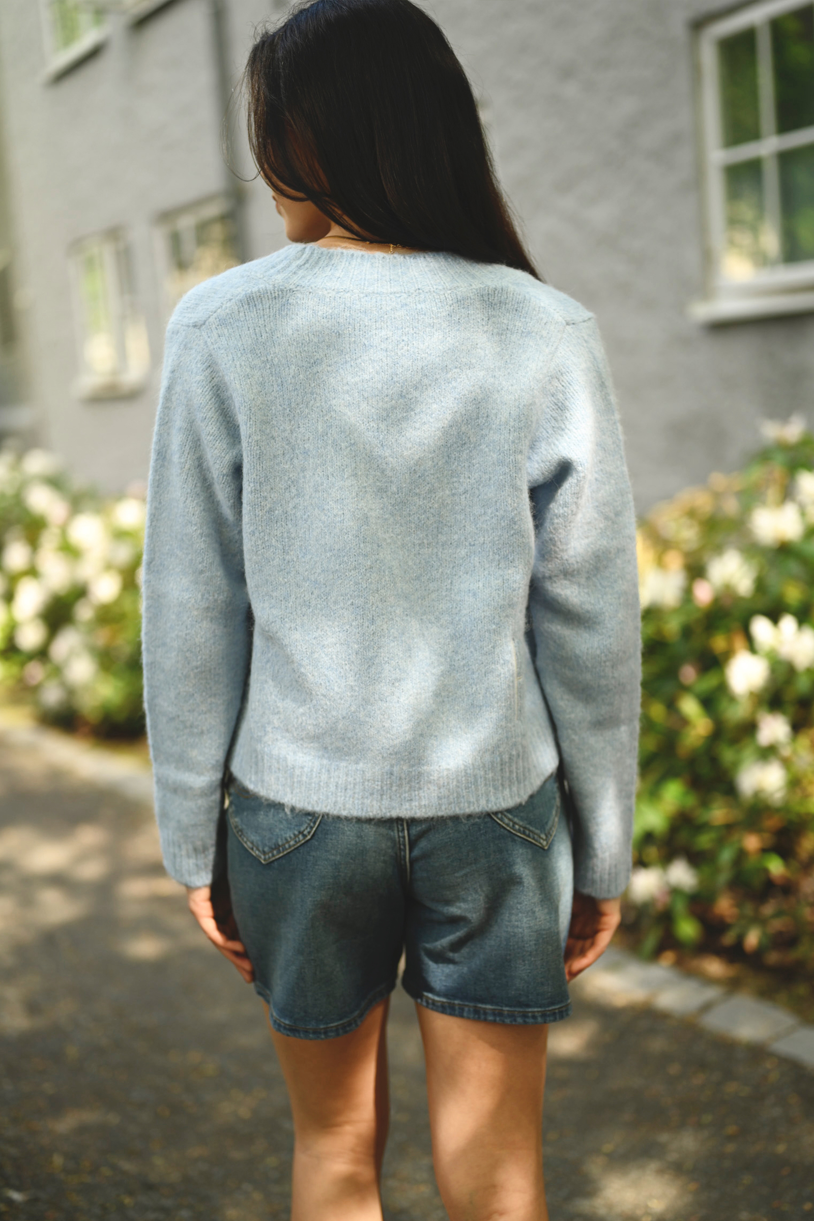Pernille Short Cardigan, Skyway - Bilde 5