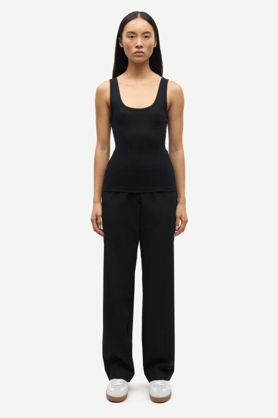 Sahoys Straight Trousers, Black