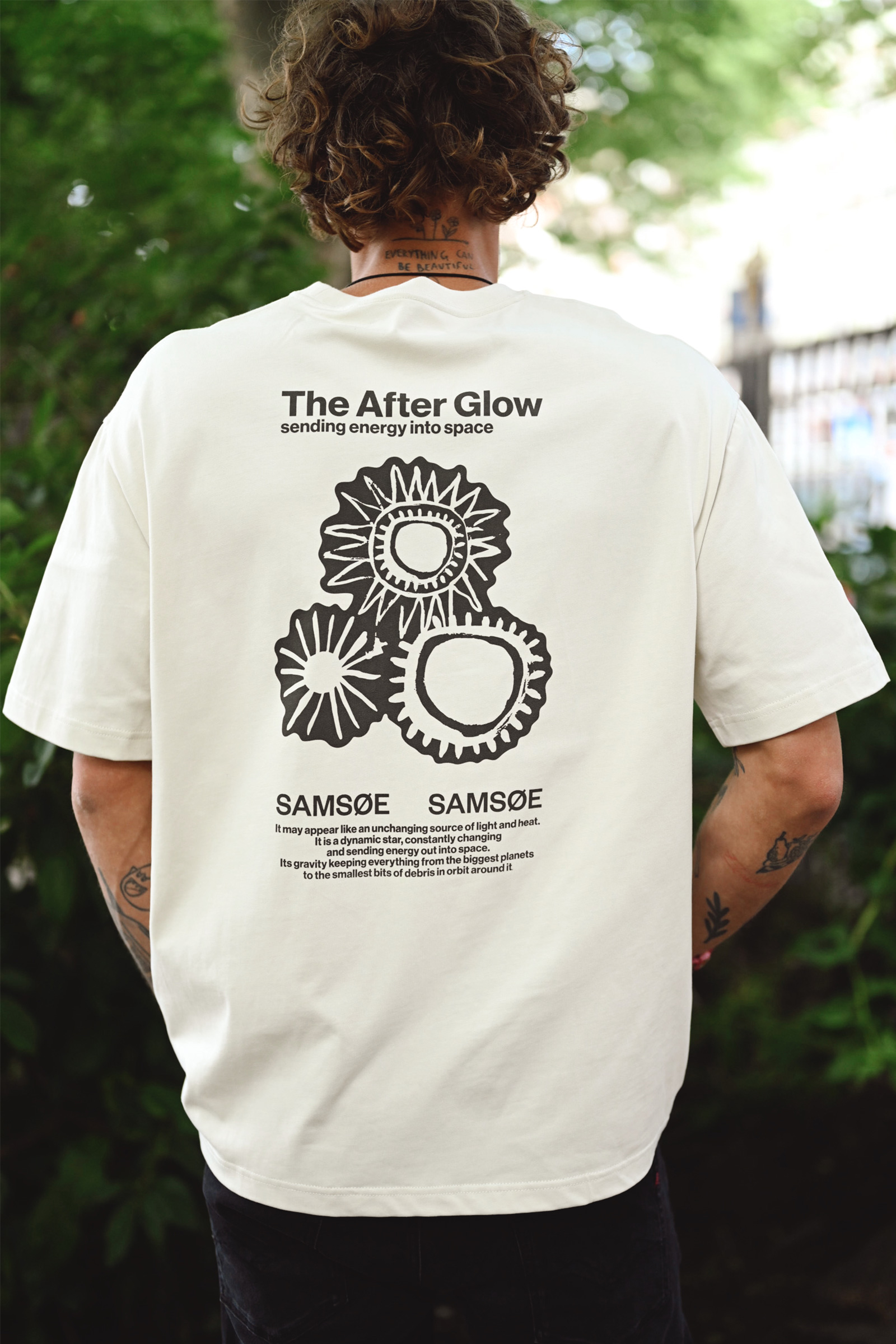 Sauni T-Shirt 11725, Black Solar Drift - Bilde 4