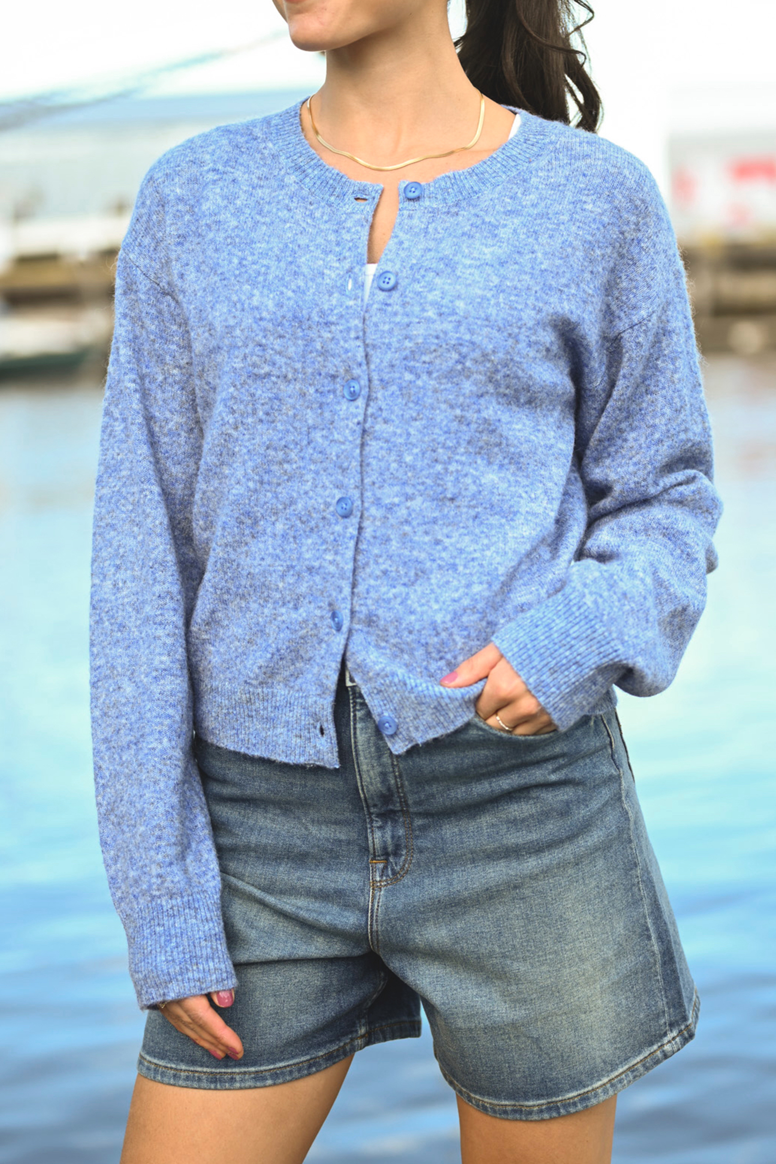Silja Cardigan, Blå - Bilde 4