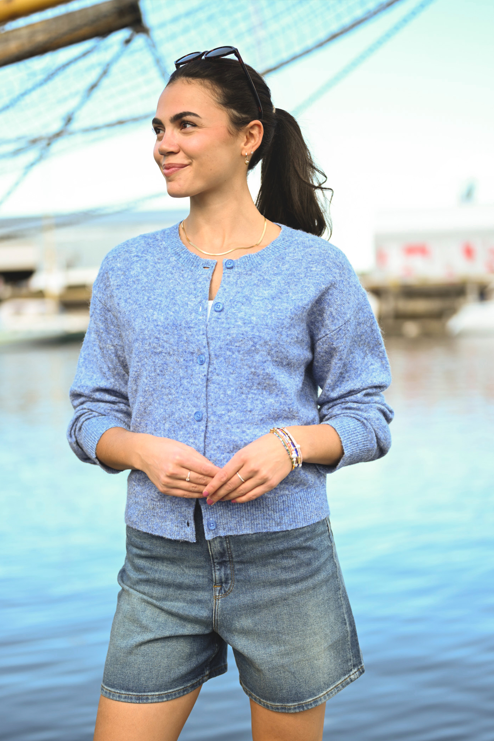 Silja Cardigan, Blå - Bilde 3