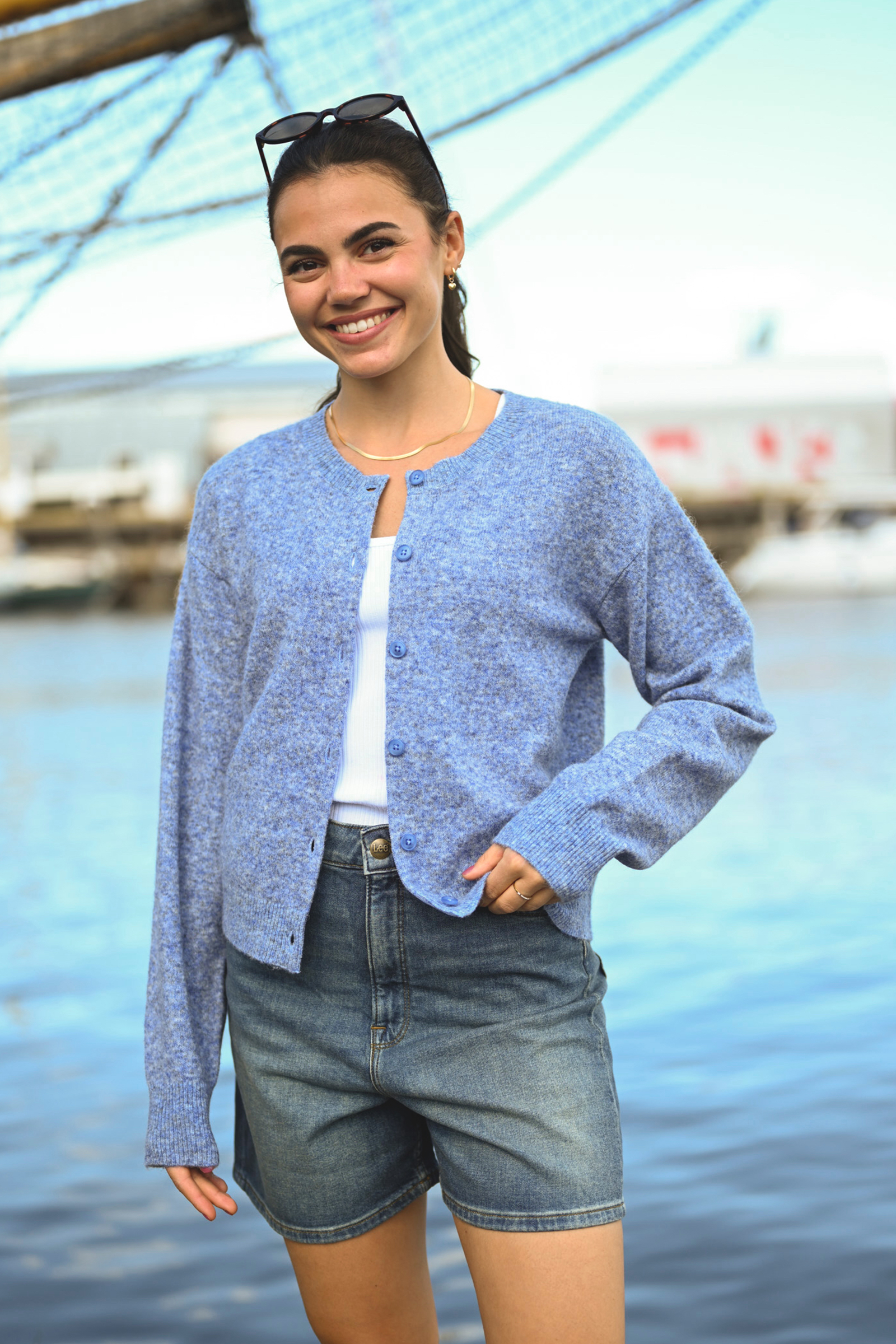 Silja Cardigan, Blå