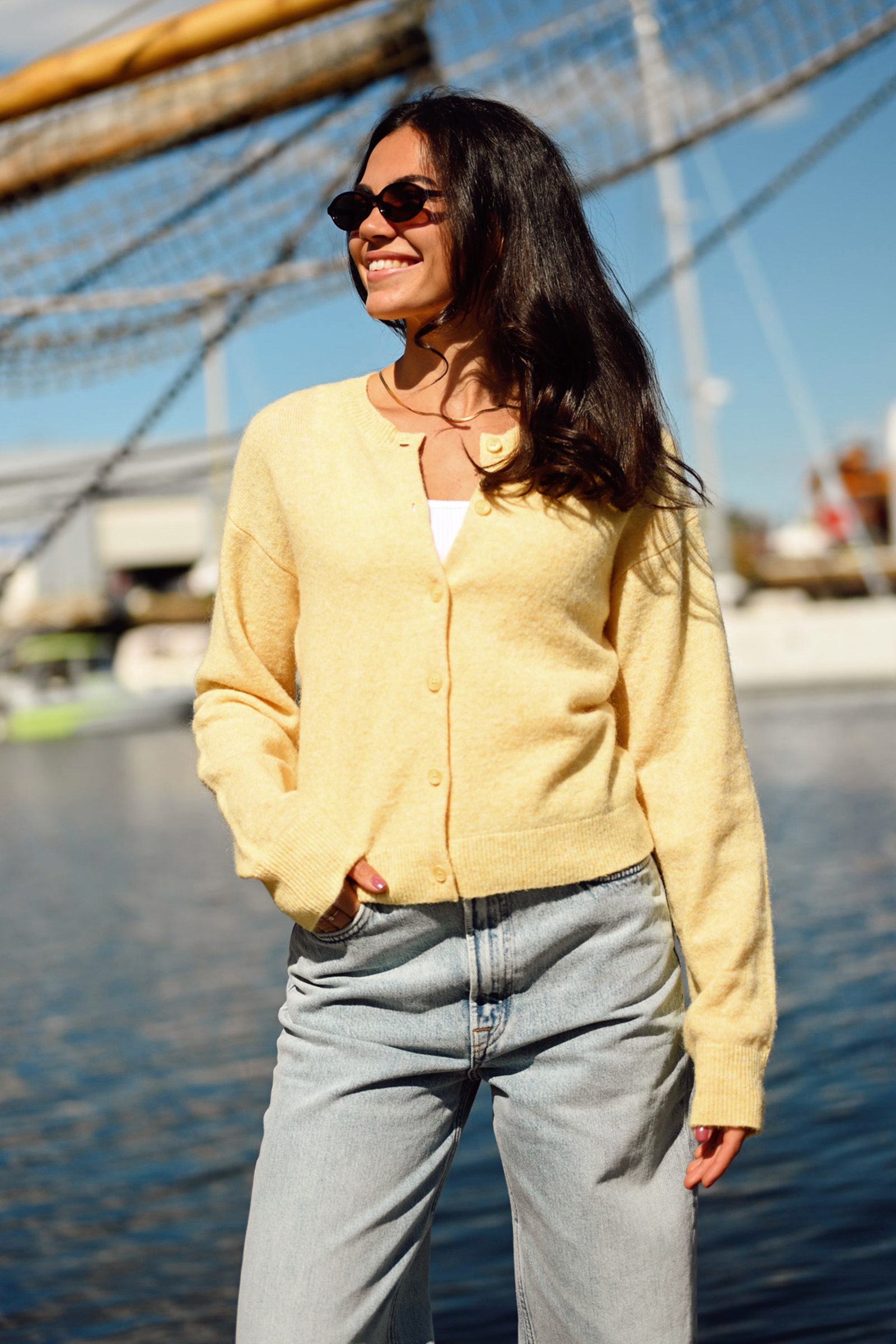 Silja Cardigan, Gul - Bilde 4