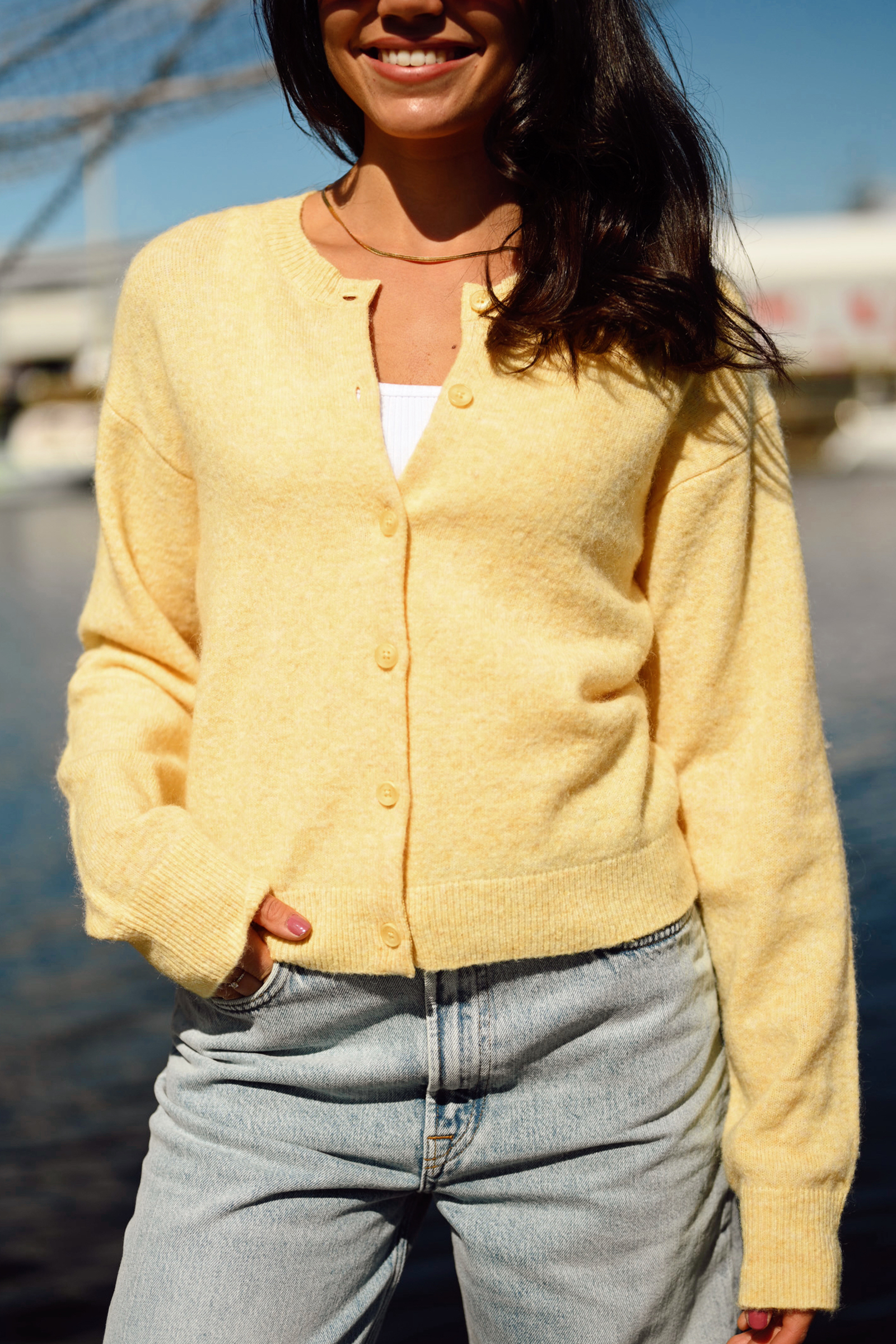 Silja Cardigan, Gul - Bilde 3