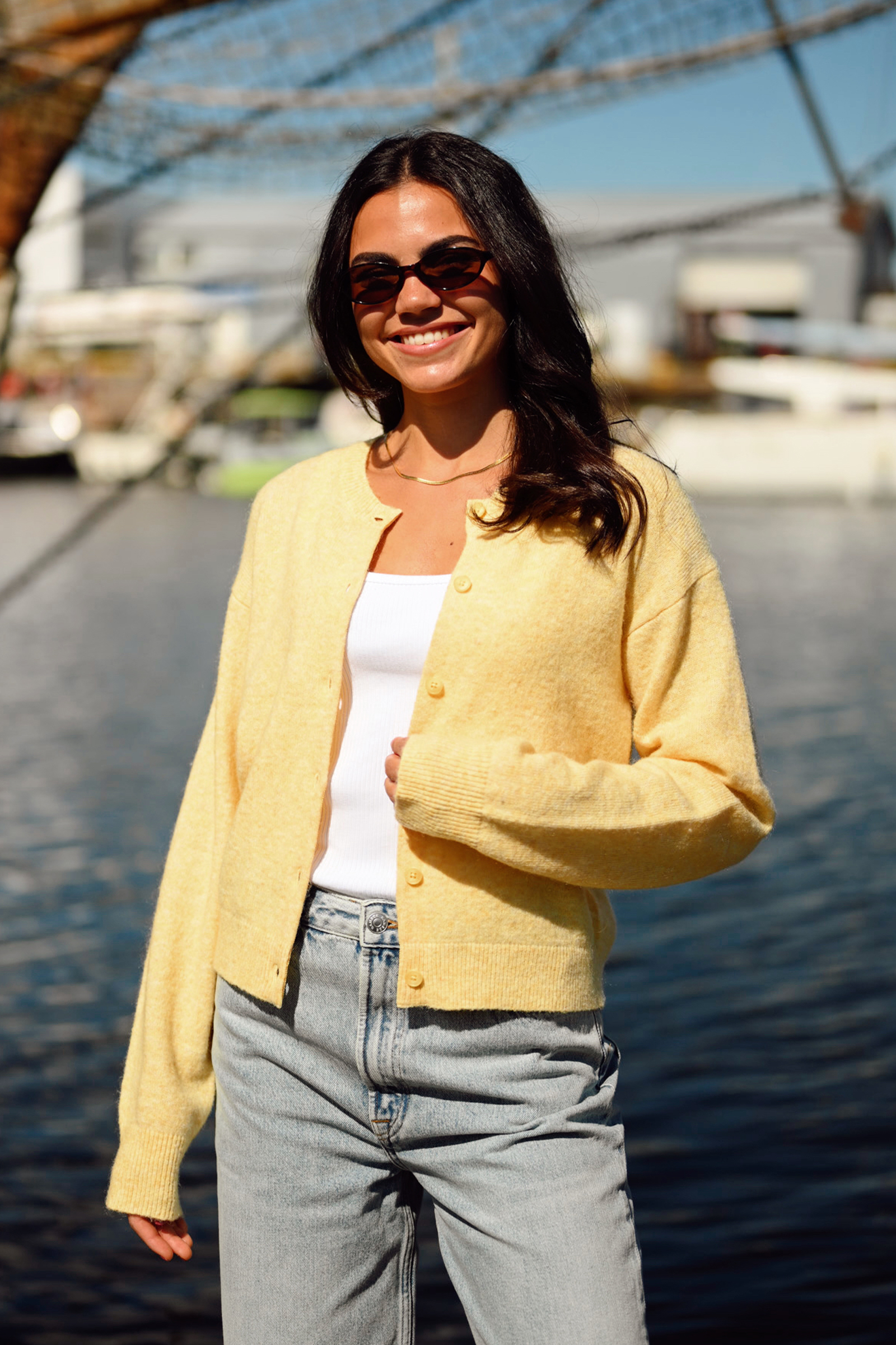 Silja Cardigan, Gul - Bilde 2