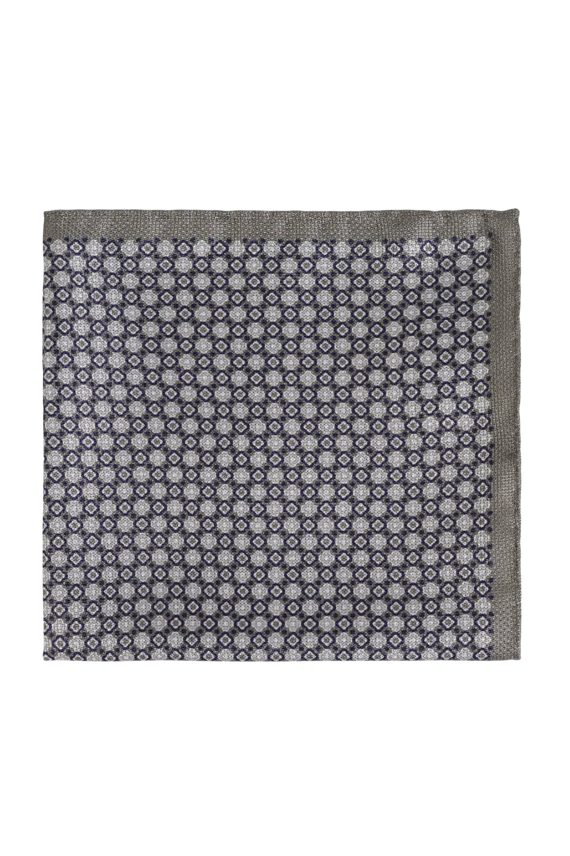Silk Pocket Square, Olive