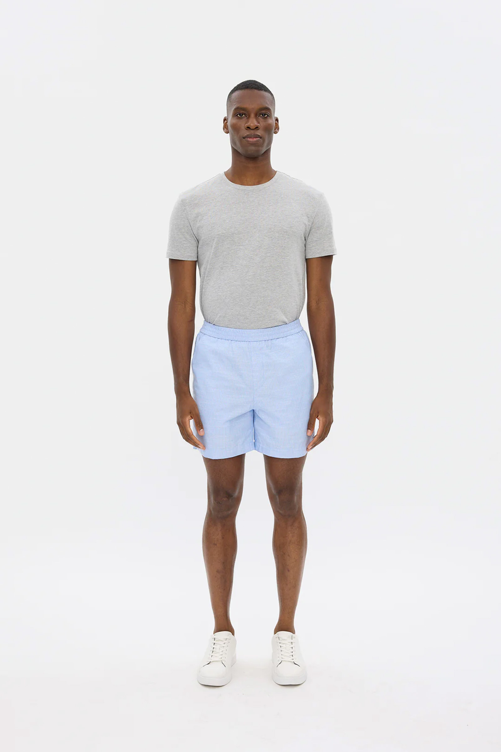 TuriPL Shorts 035, Sky Blue Stripe - Bilde 4